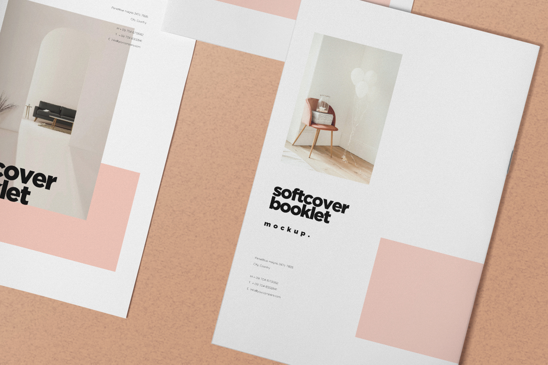 a4 booklet mockup