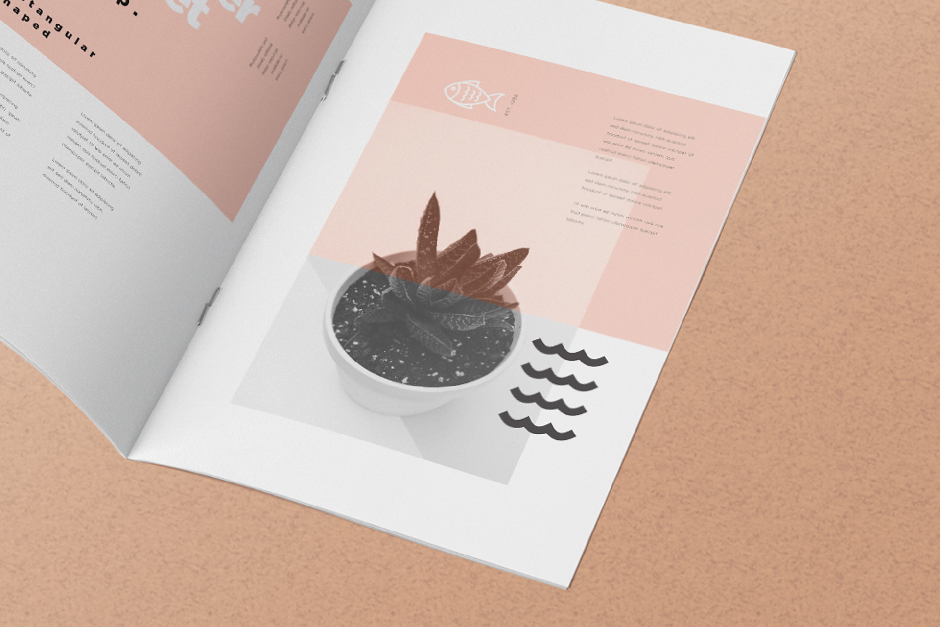advertising booklet mockup