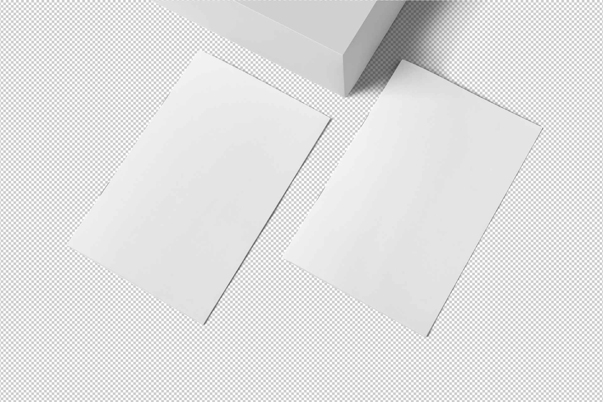 advertising booklet mockup