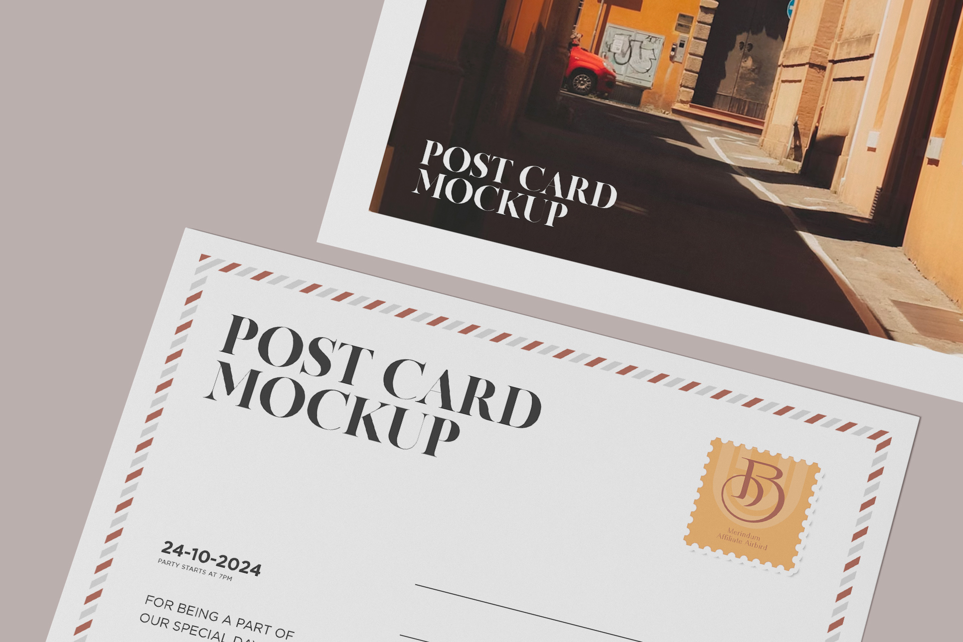card mock-up