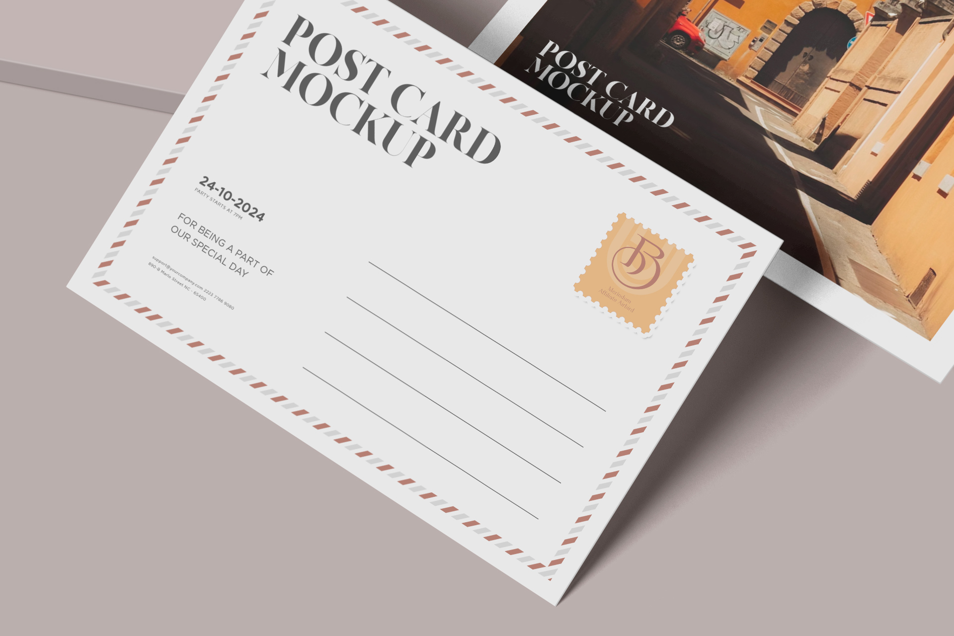 card mock-up