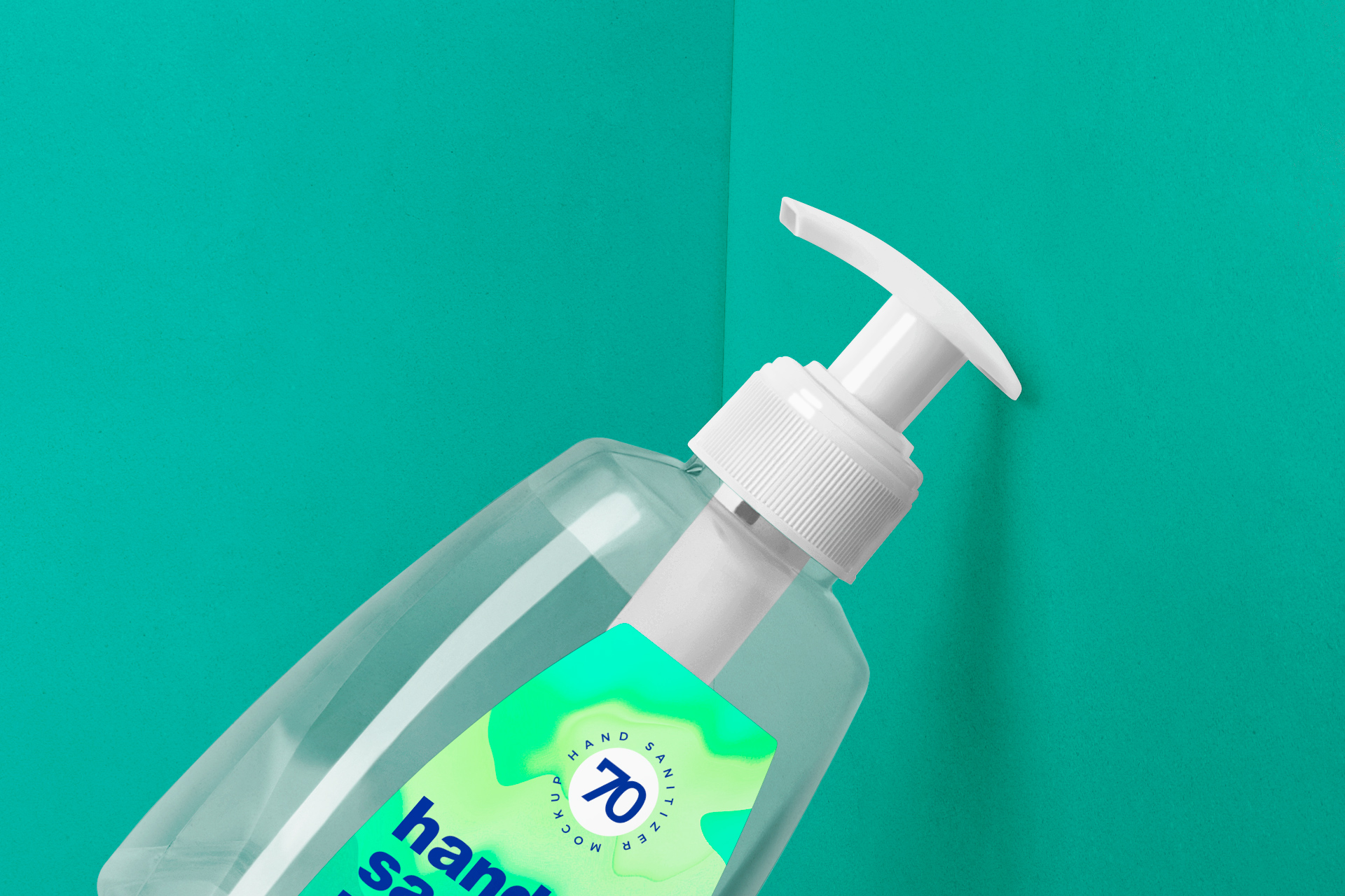 3D bottle mockup