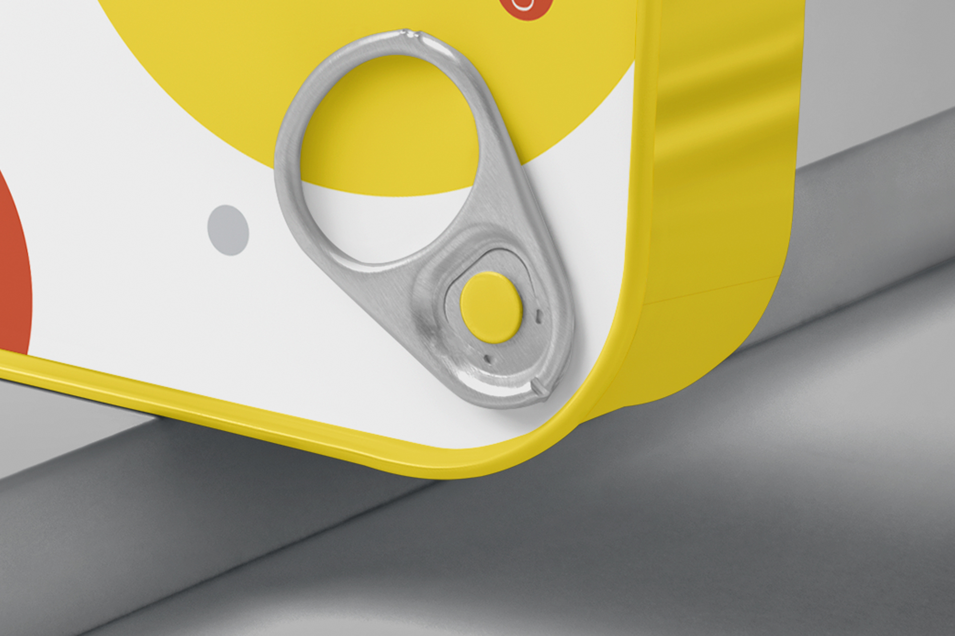 3D tin mockup