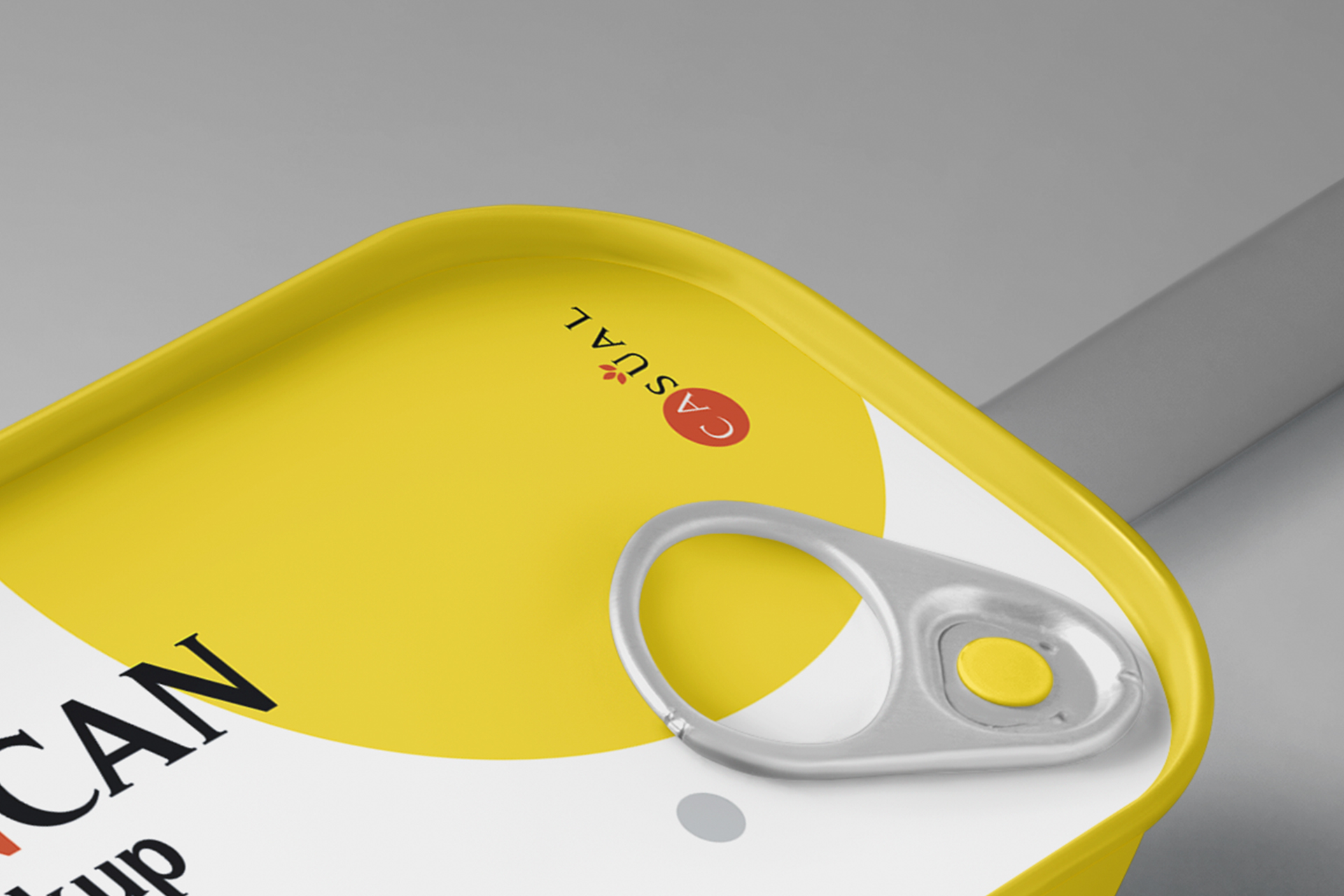 3D tin mockup