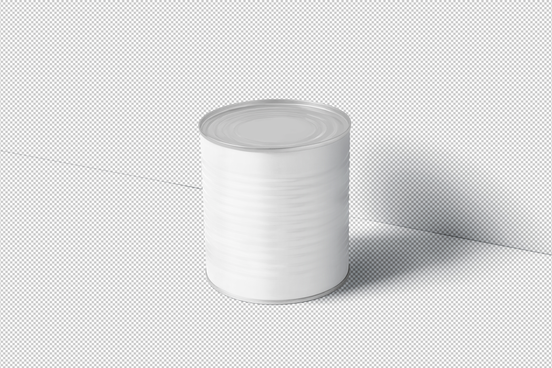 aluminum can mockup