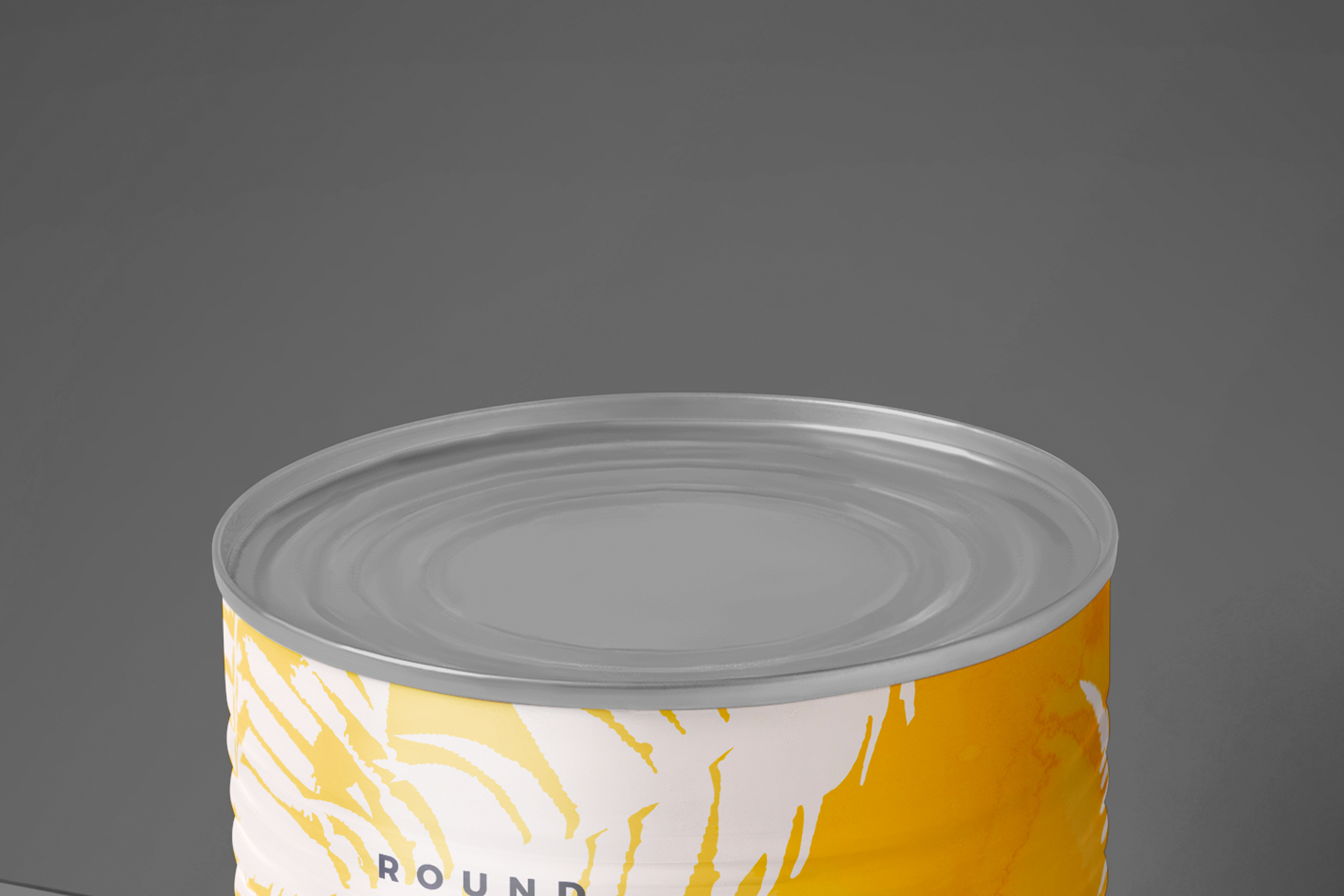 aluminum can mockup