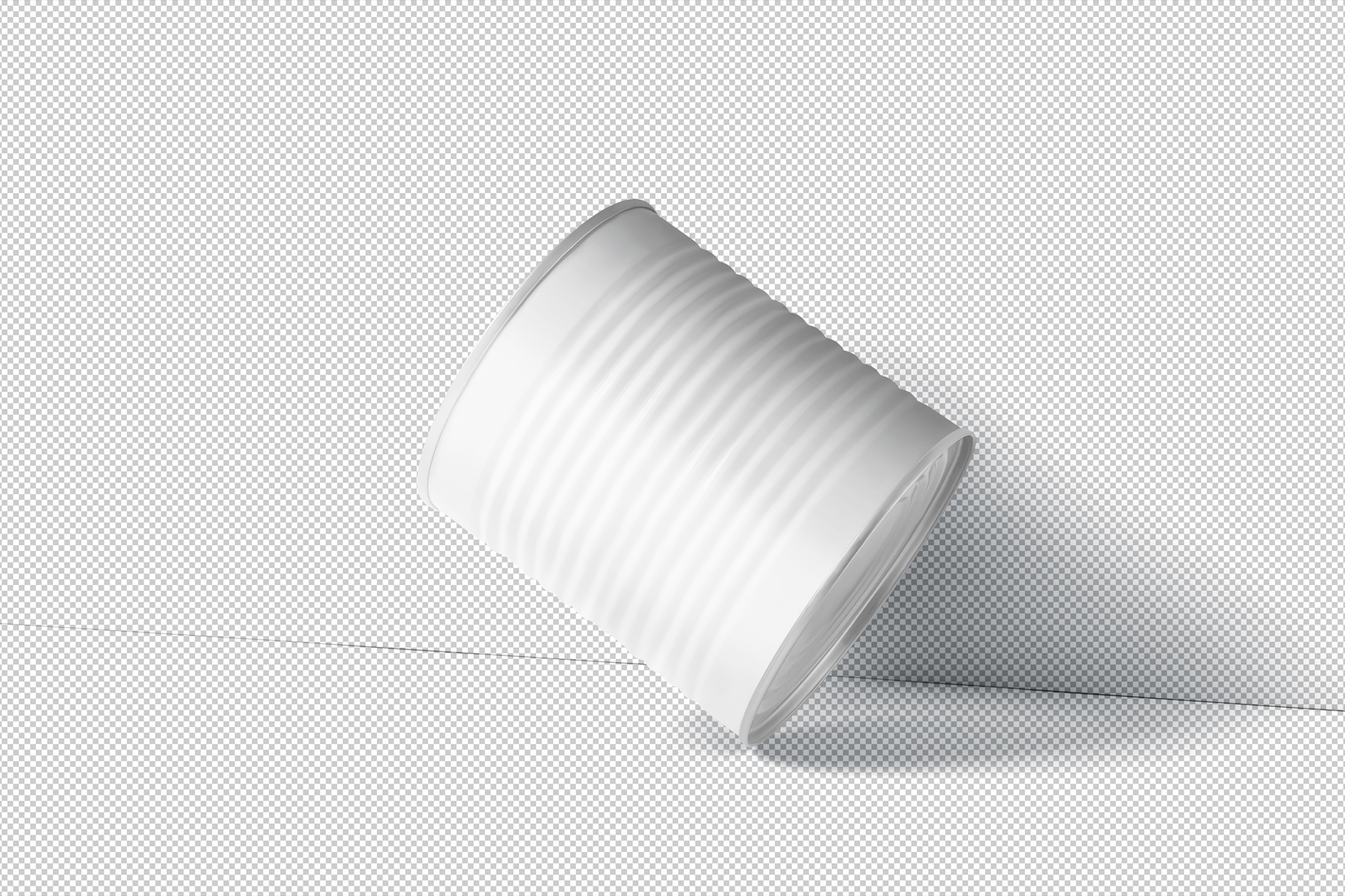 aluminum can mockup