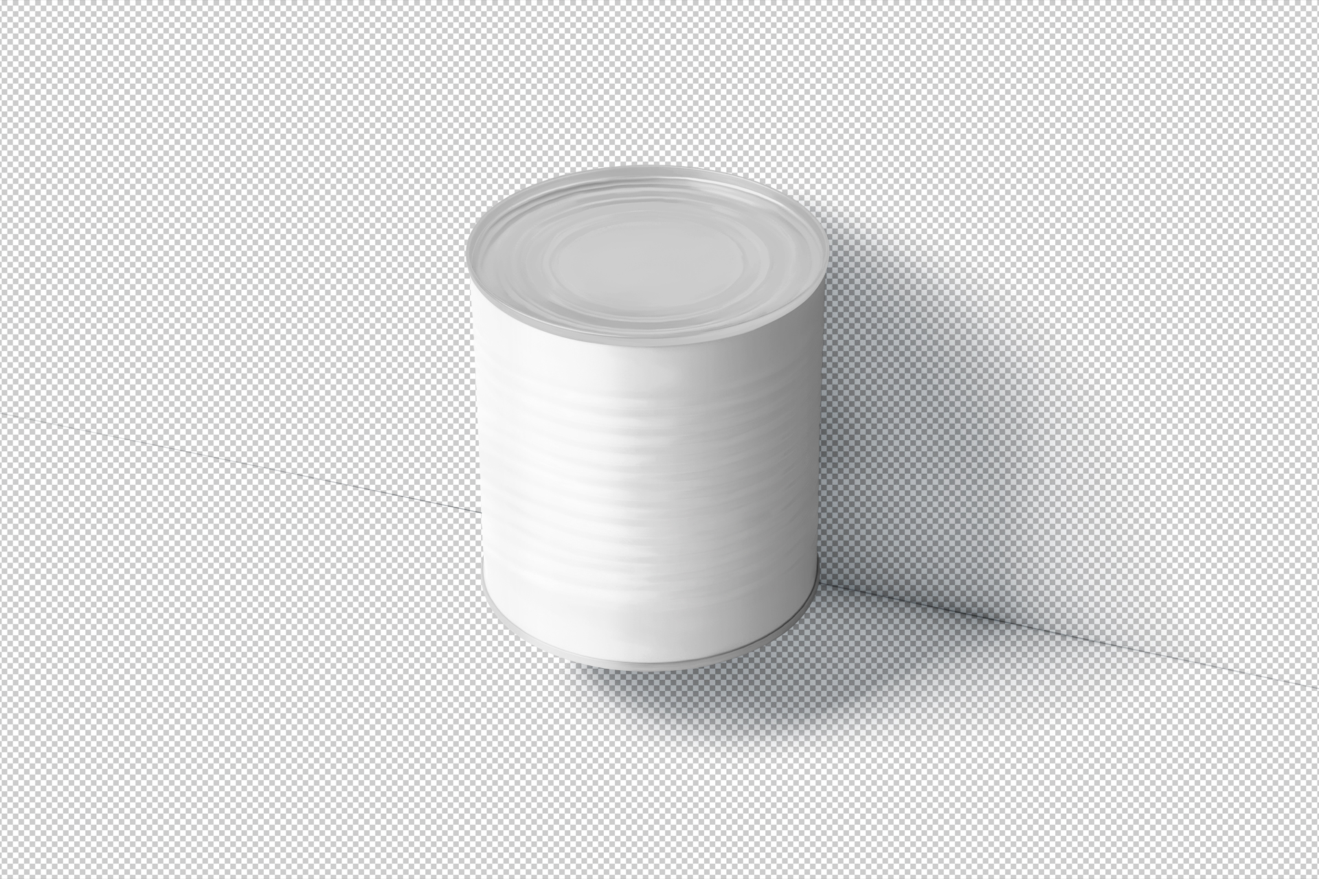 aluminum tin mockup