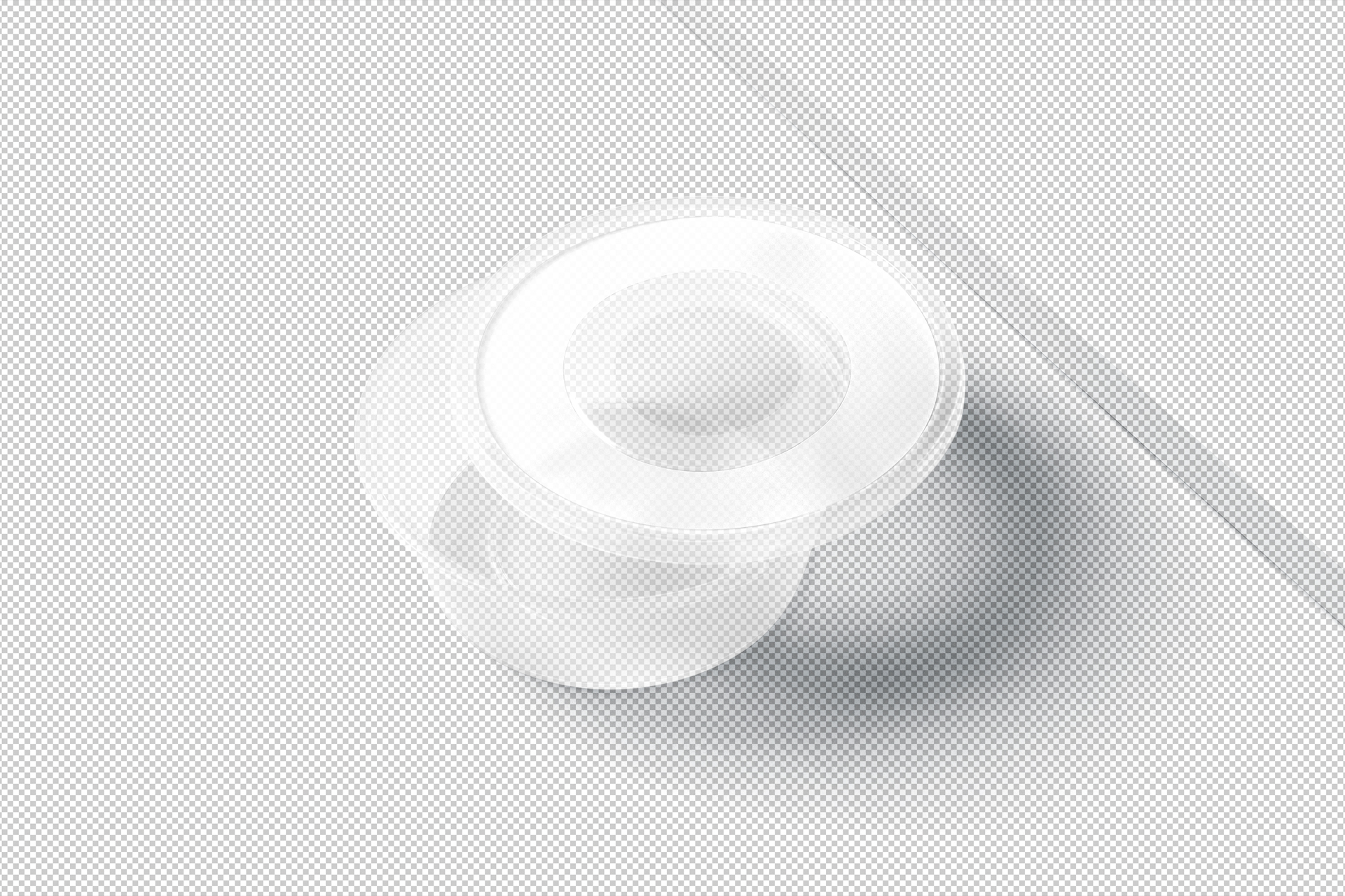disposable food box mock-up