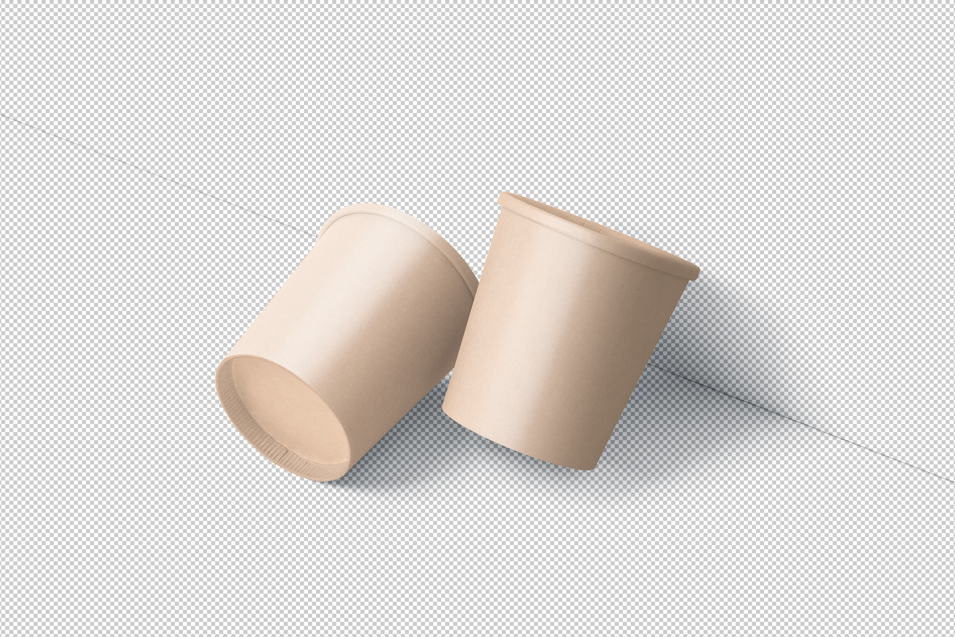 kraft paper container