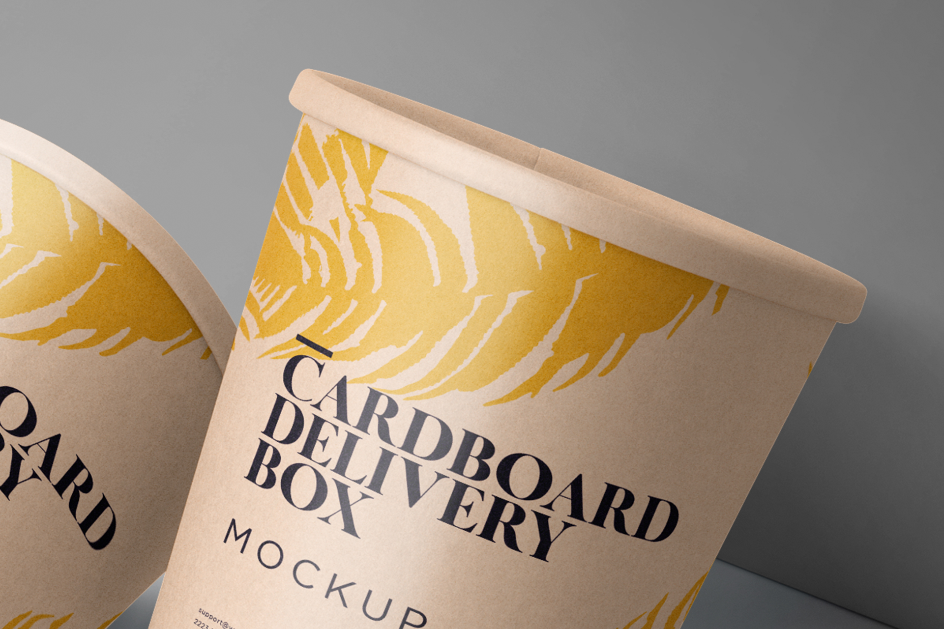 kraft paper container