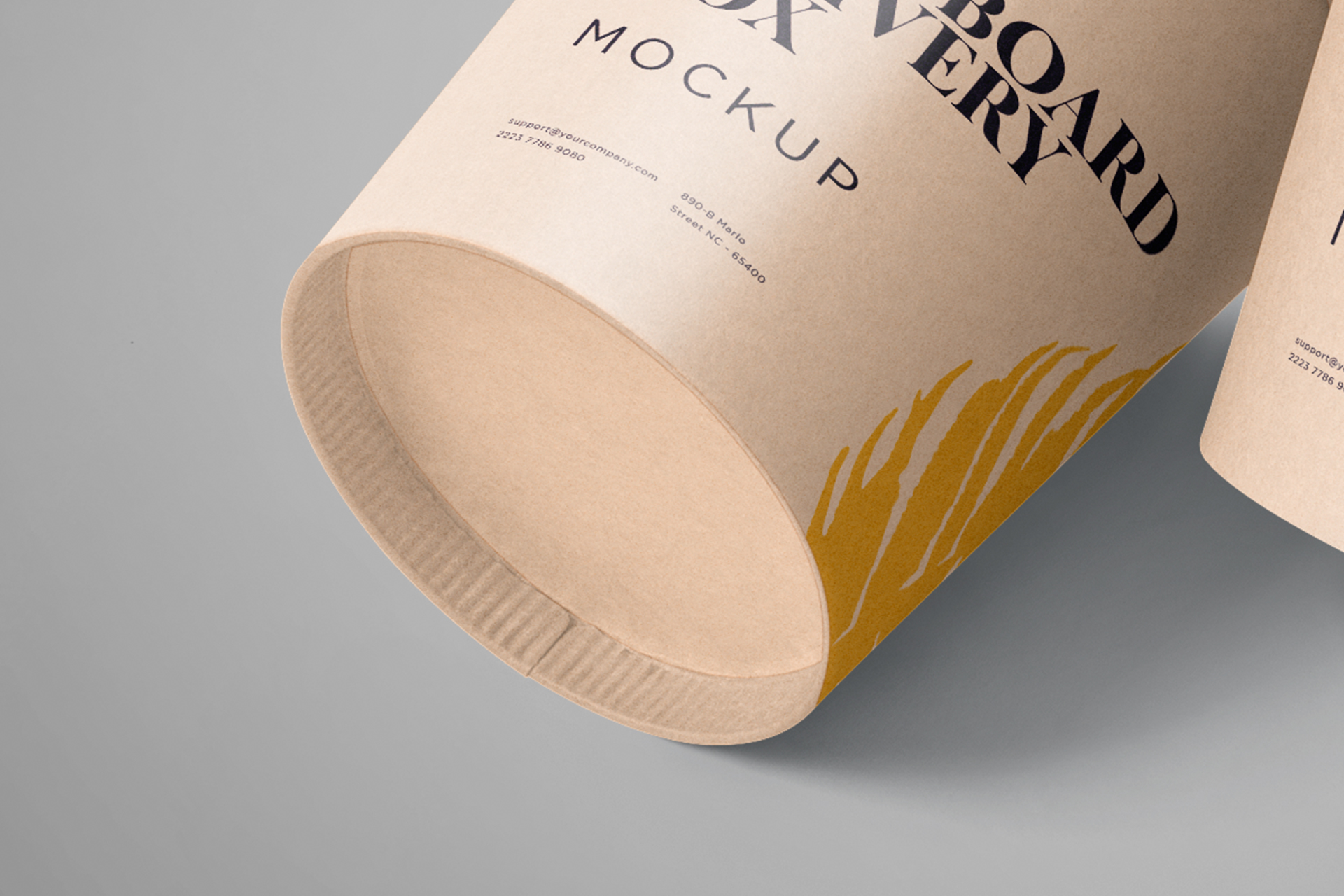 kraft paper container