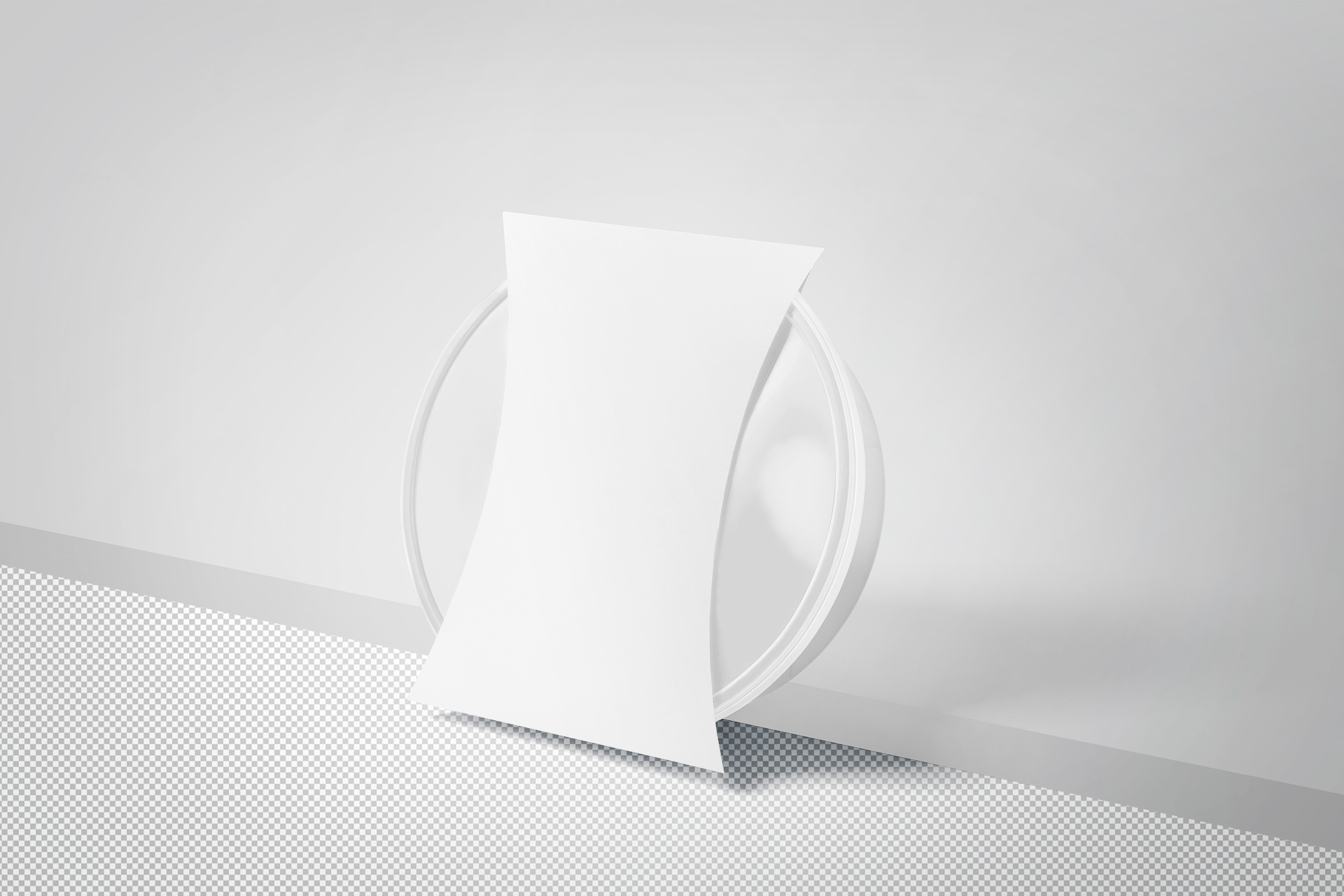 disposable food packaging mockup