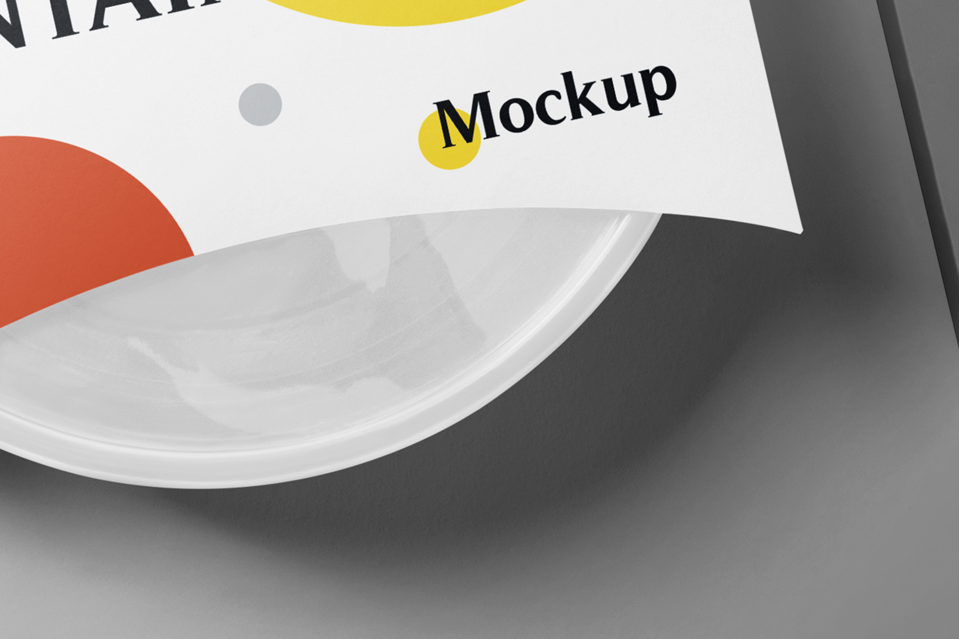 food container mock-up