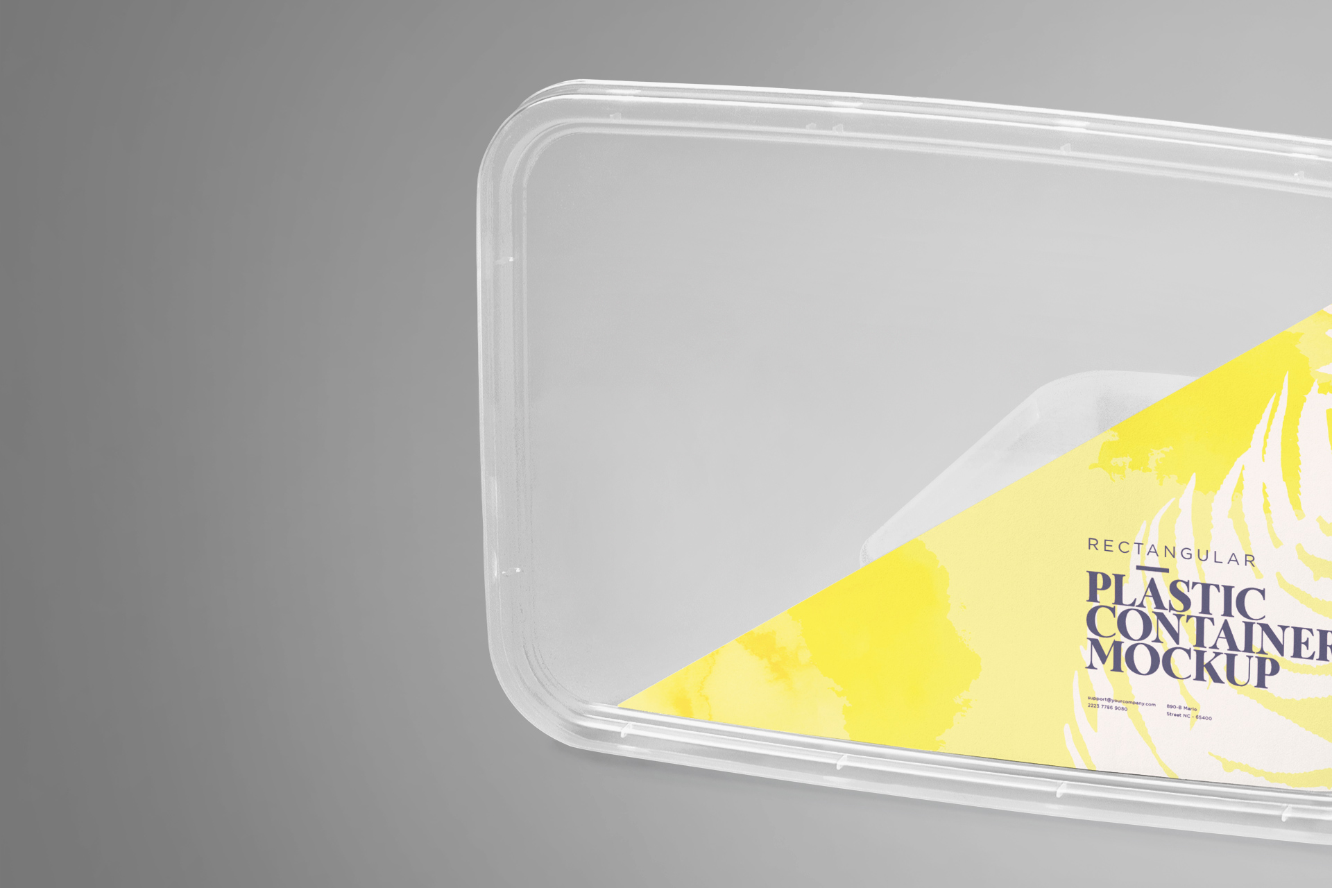 custom branding food container