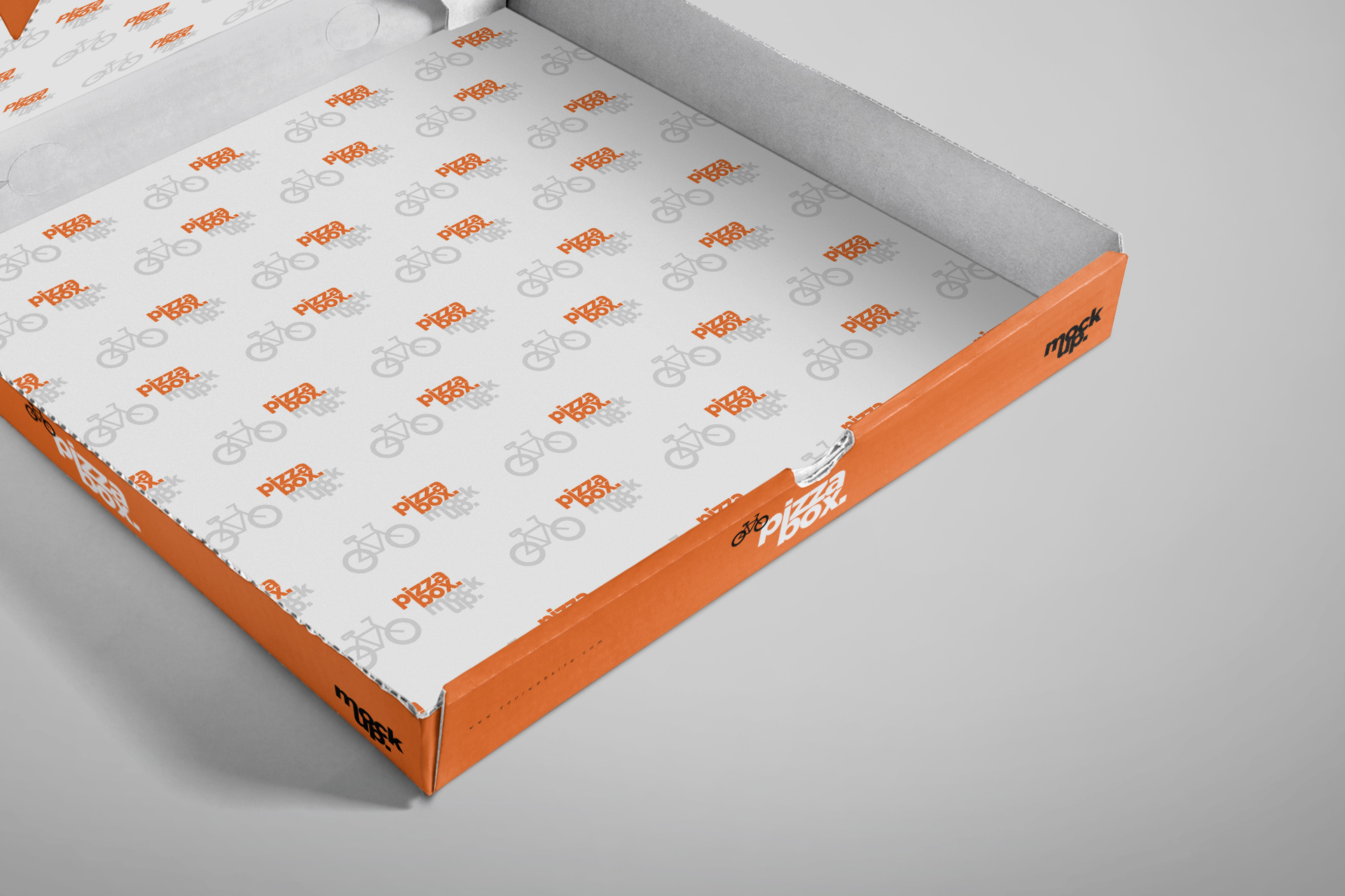 cardboard pizza box