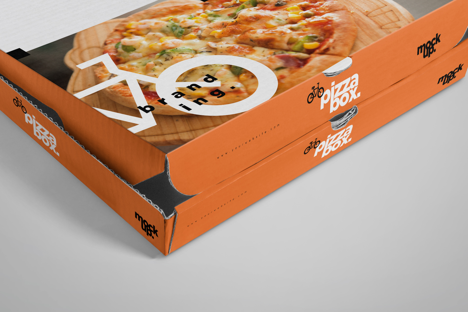 cardboard pizza box