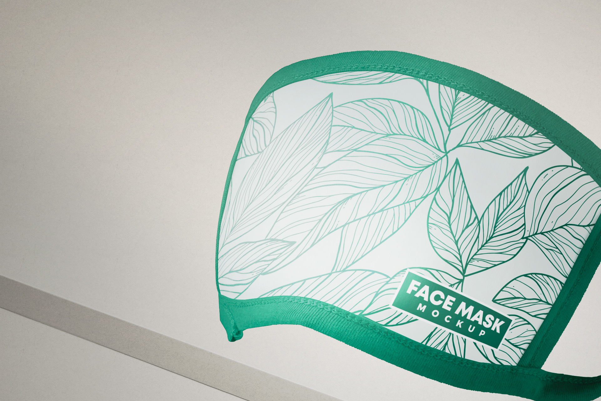 cloth mask mockup