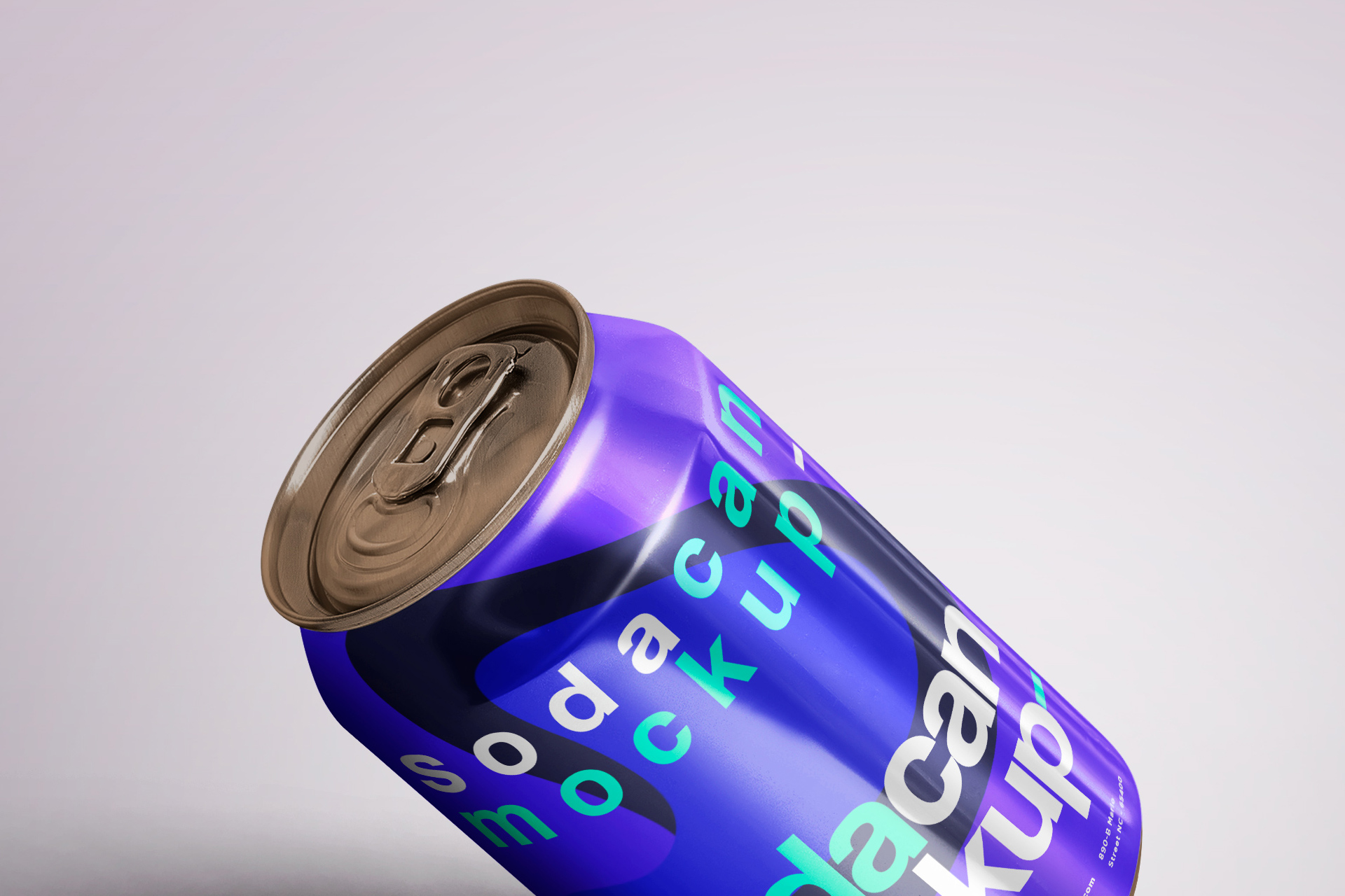 aluminum can mock-up