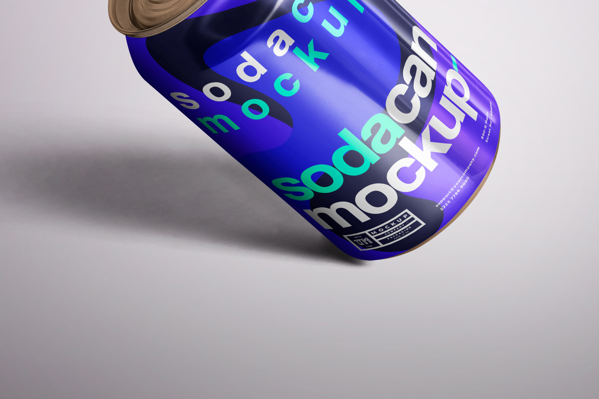 aluminum can mock-up