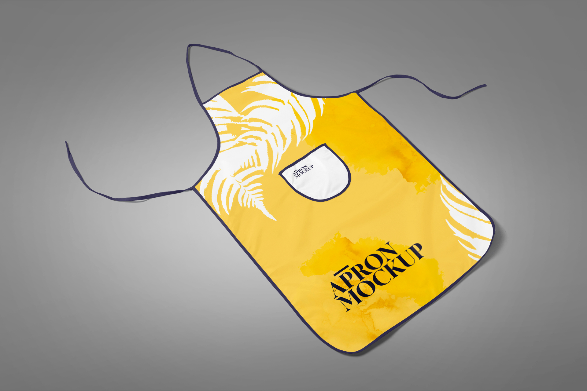 Kitchen Apron Mockup Realistic Branding PSD