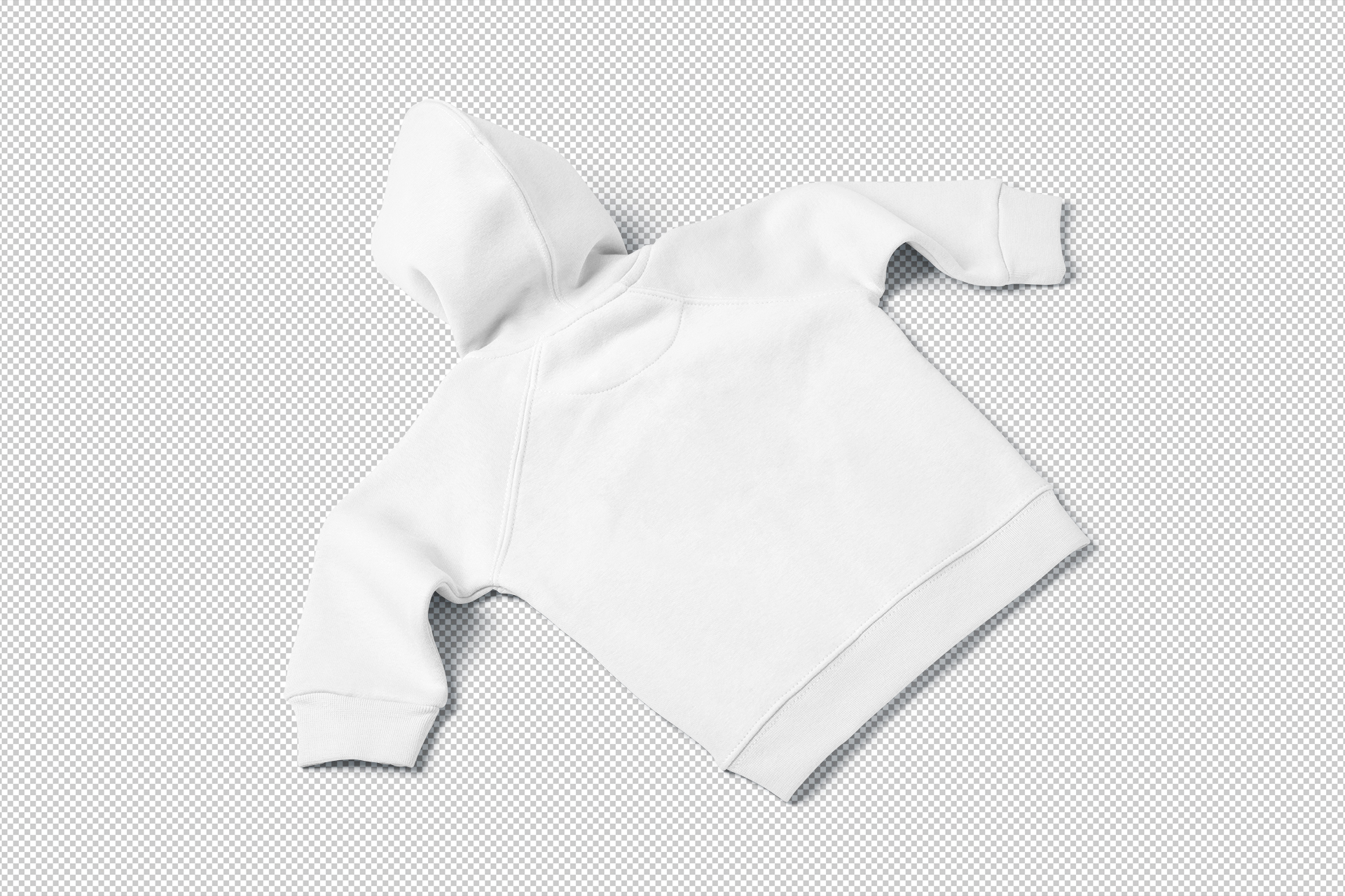 back view hoodie mock-up