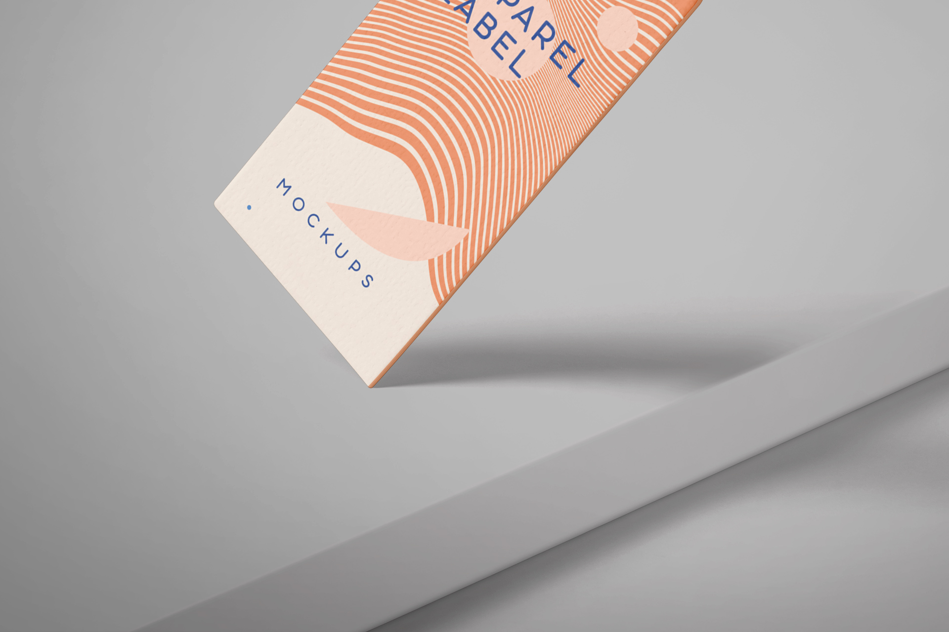 apparel label mock-up