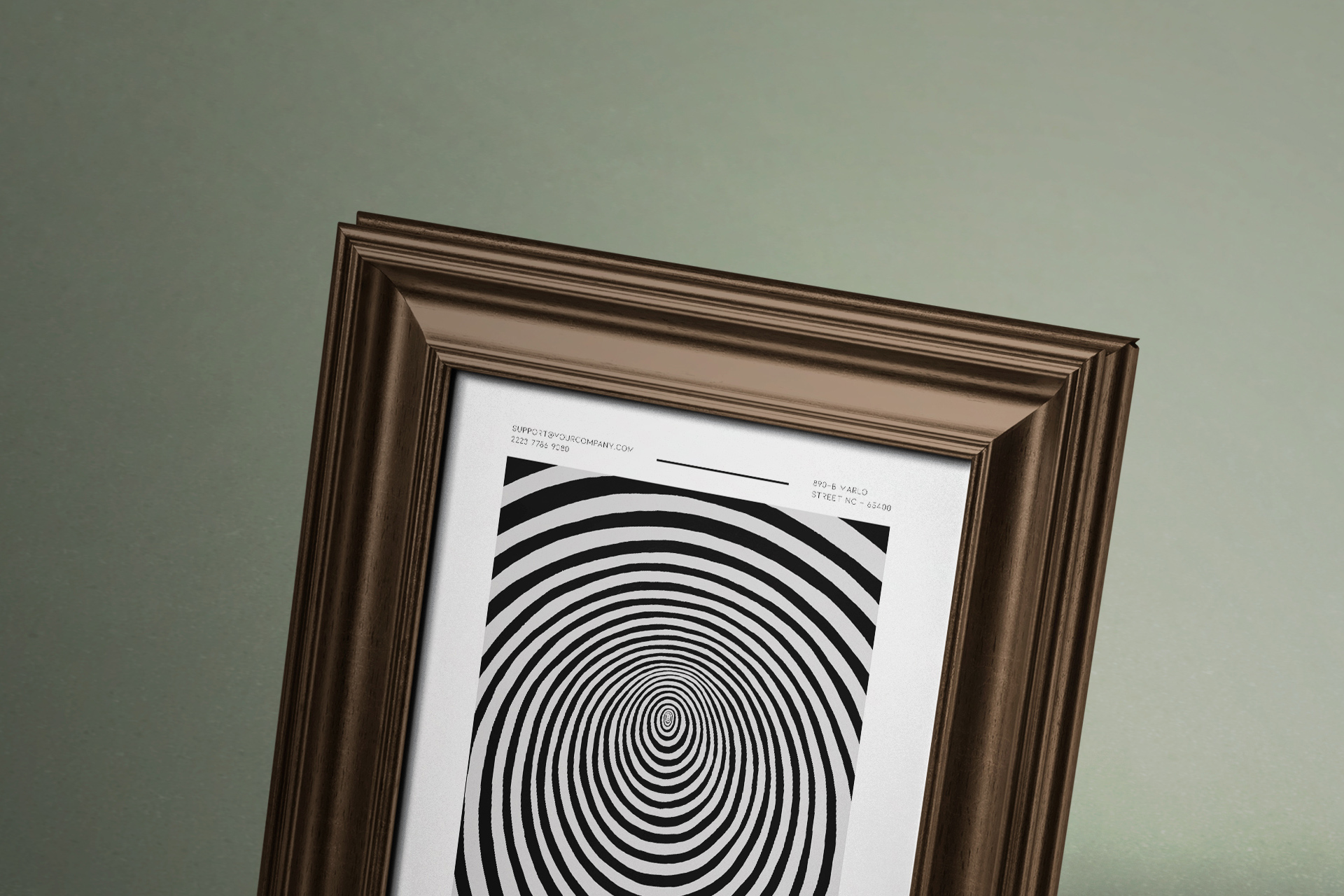 artwork presentation mockup