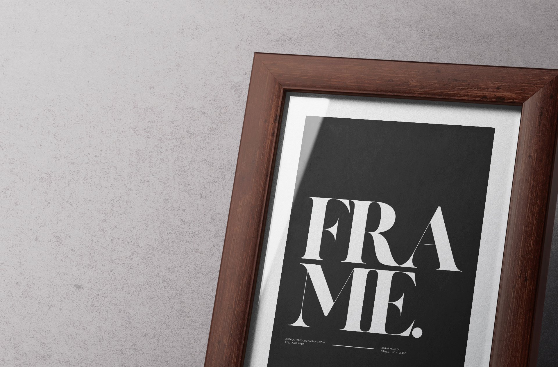 art print mock-up