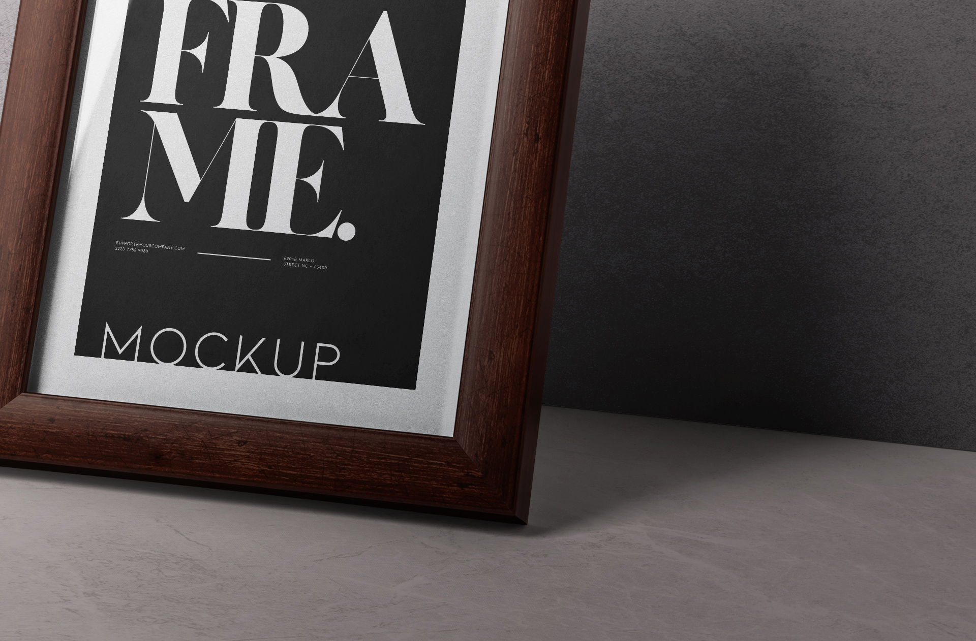 art print mock-up