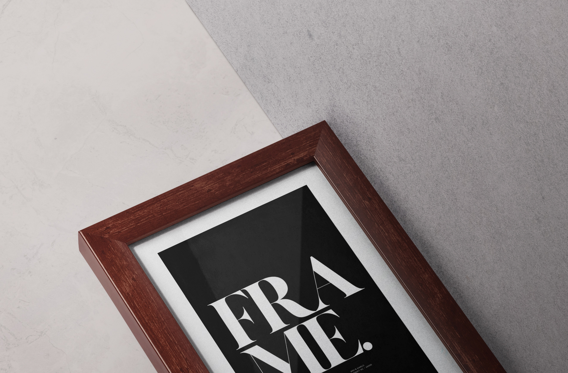 art print mock-up
