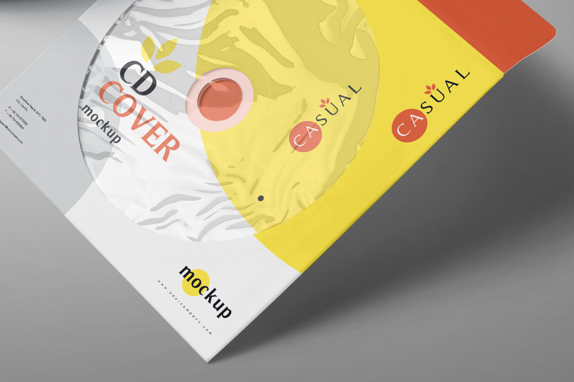album branding mockup