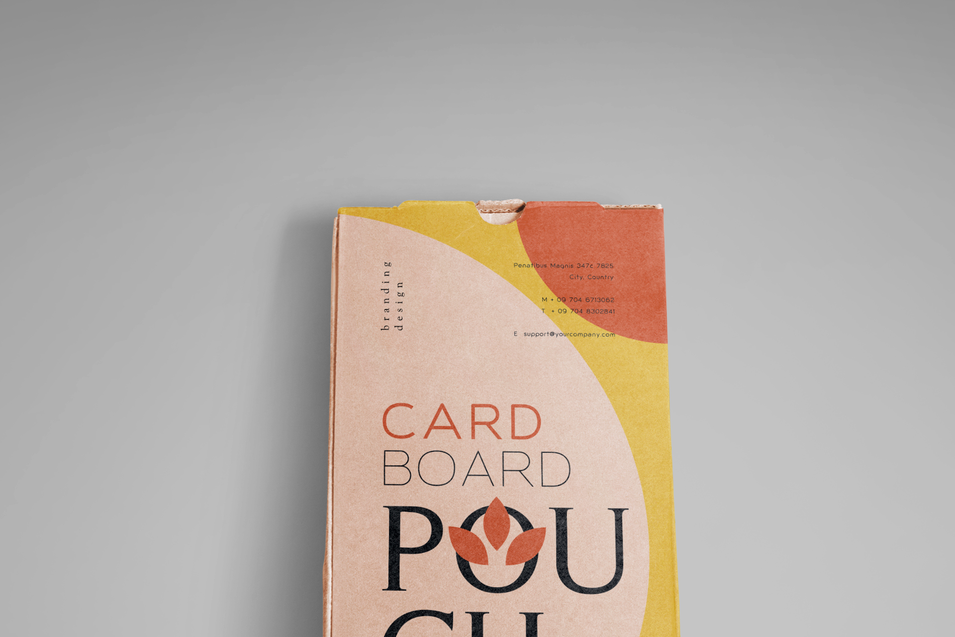 biodegradable packaging mockup