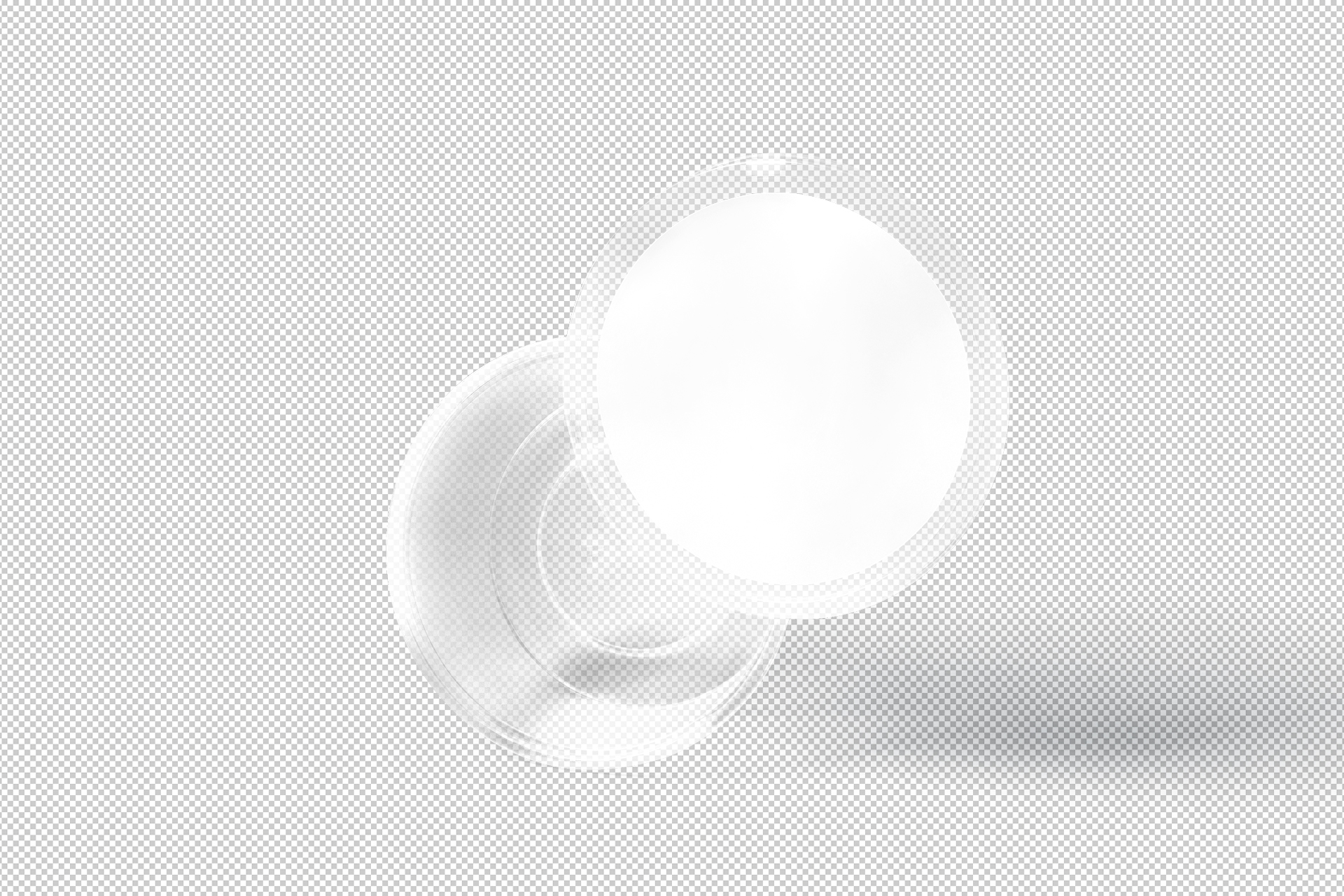 clear product jar