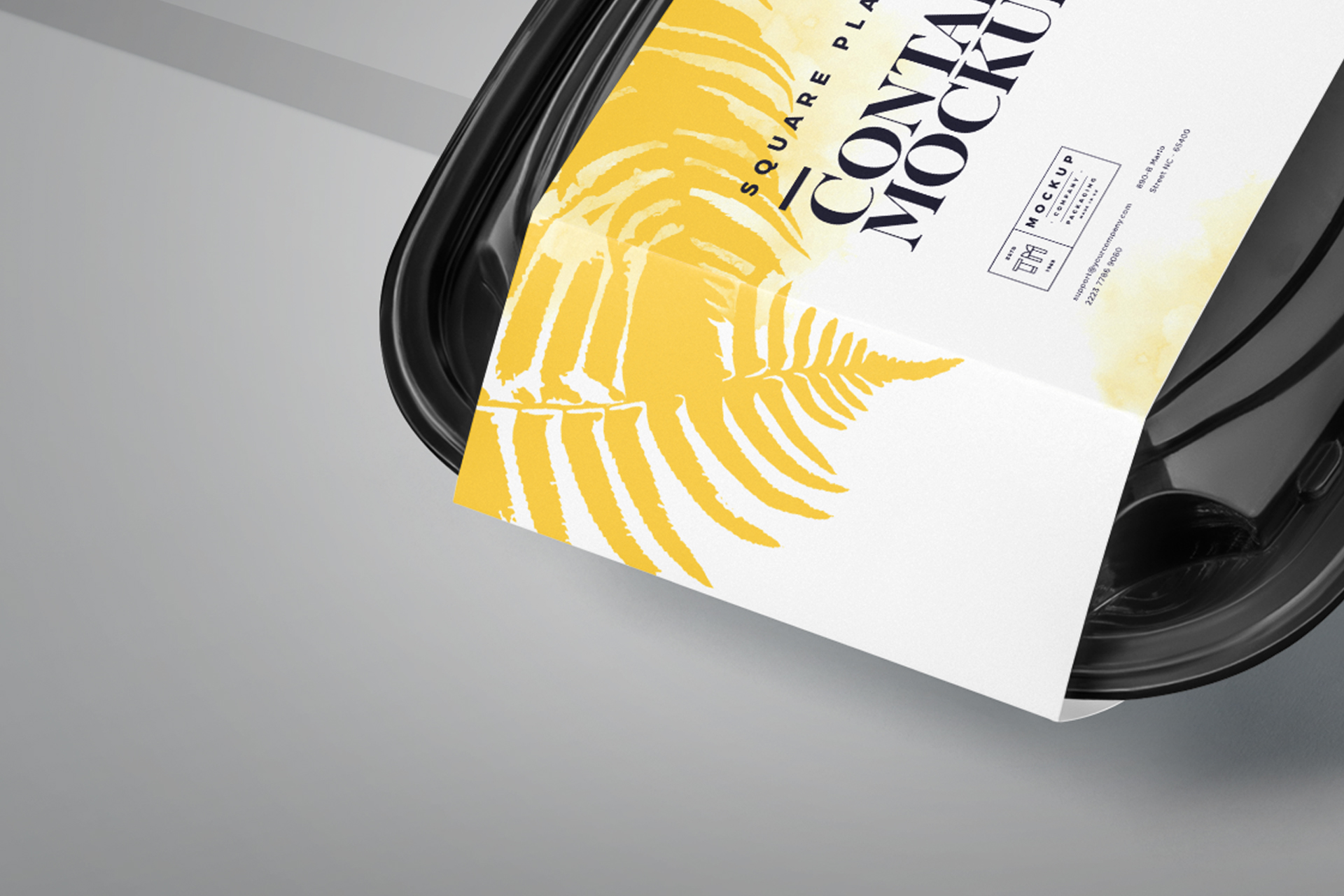 airtight disposable food container
