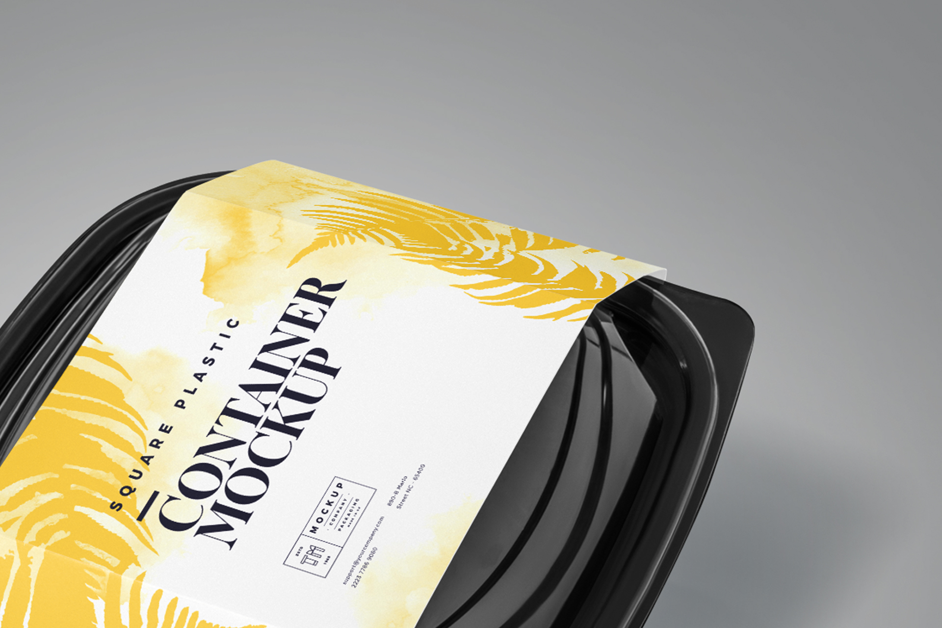 airtight disposable food container