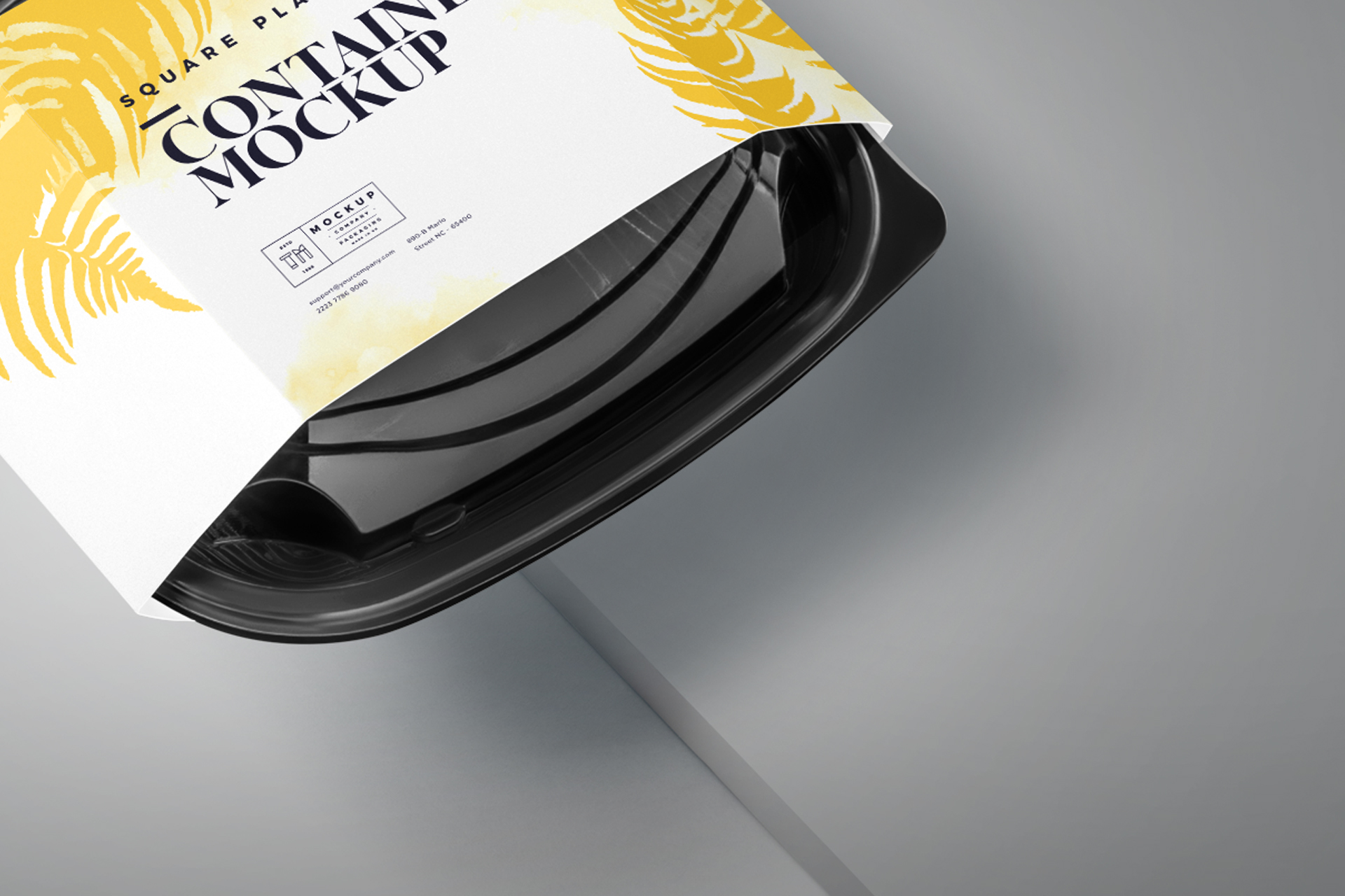 airtight disposable food storage box