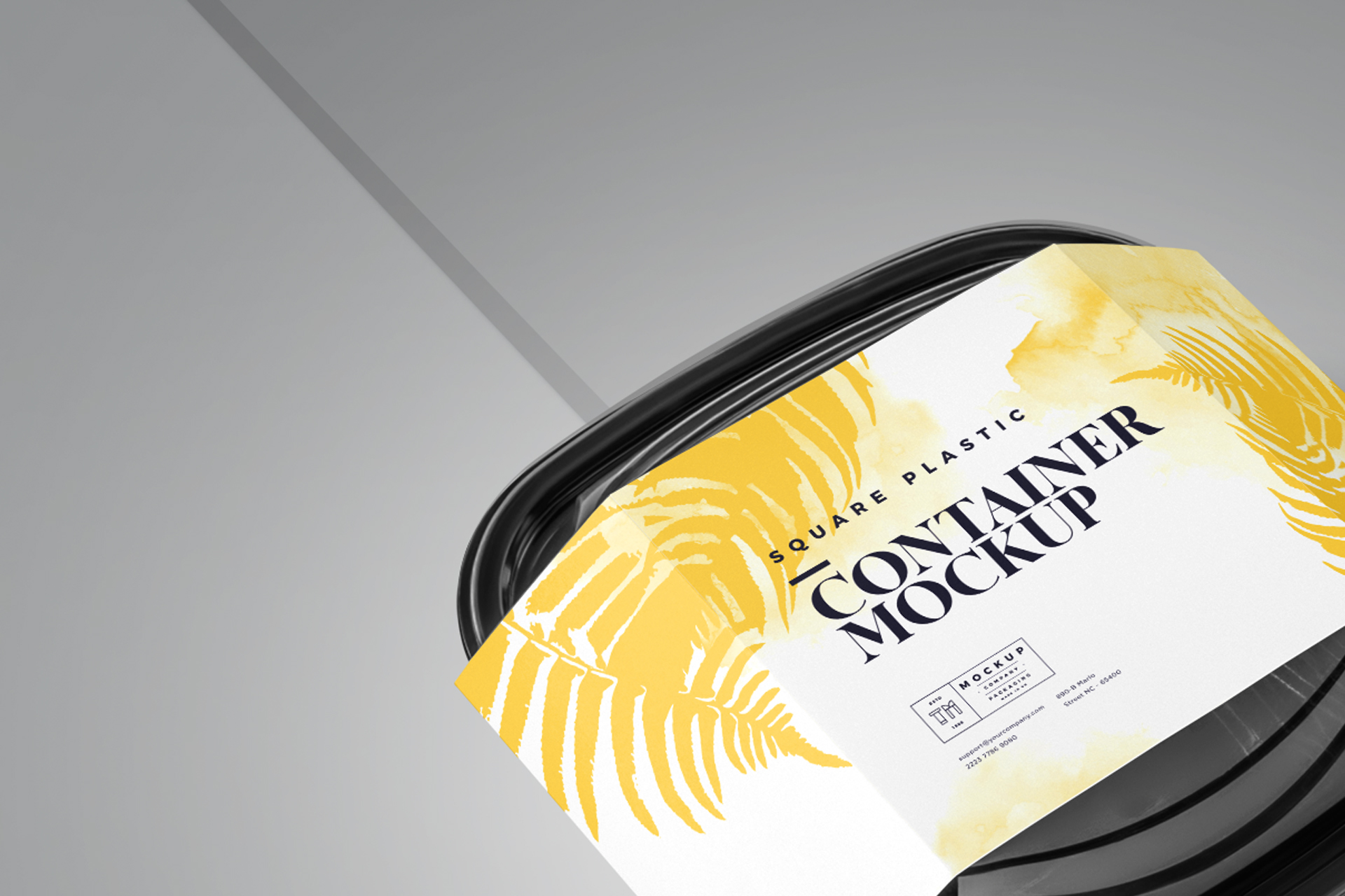 airtight disposable food storage box