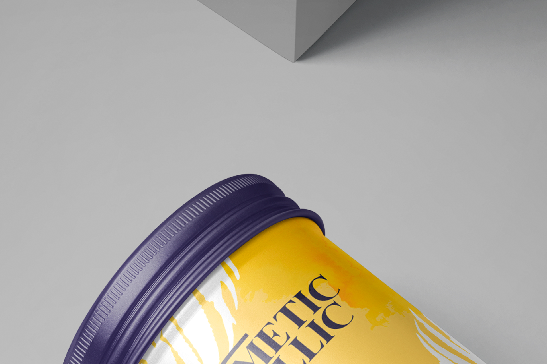airtight cream jar packaging