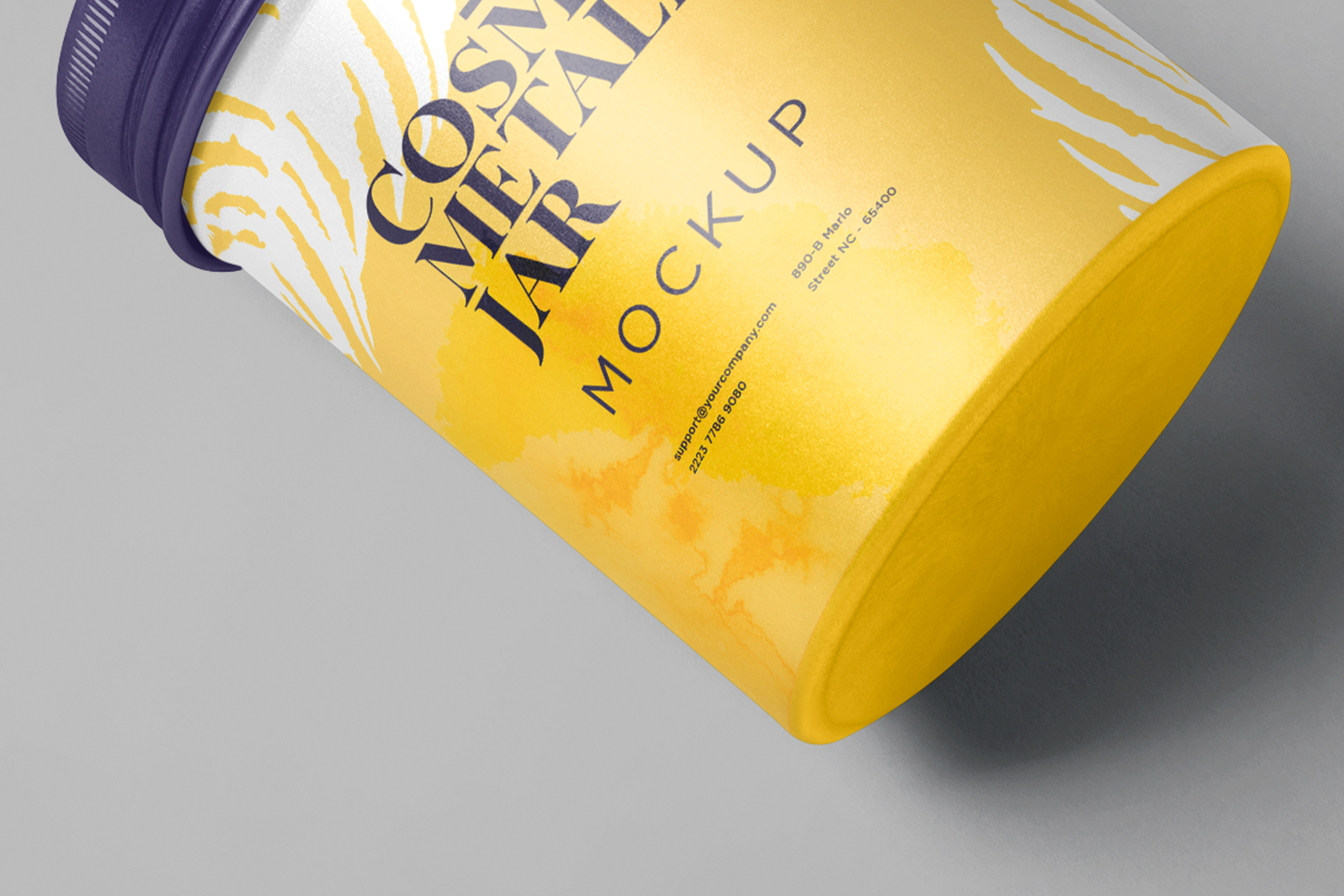 airtight cream jar packaging