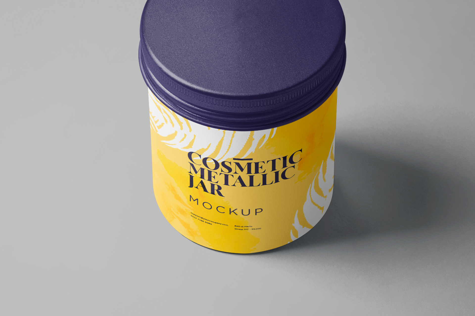 cosmetic jar mock-up
