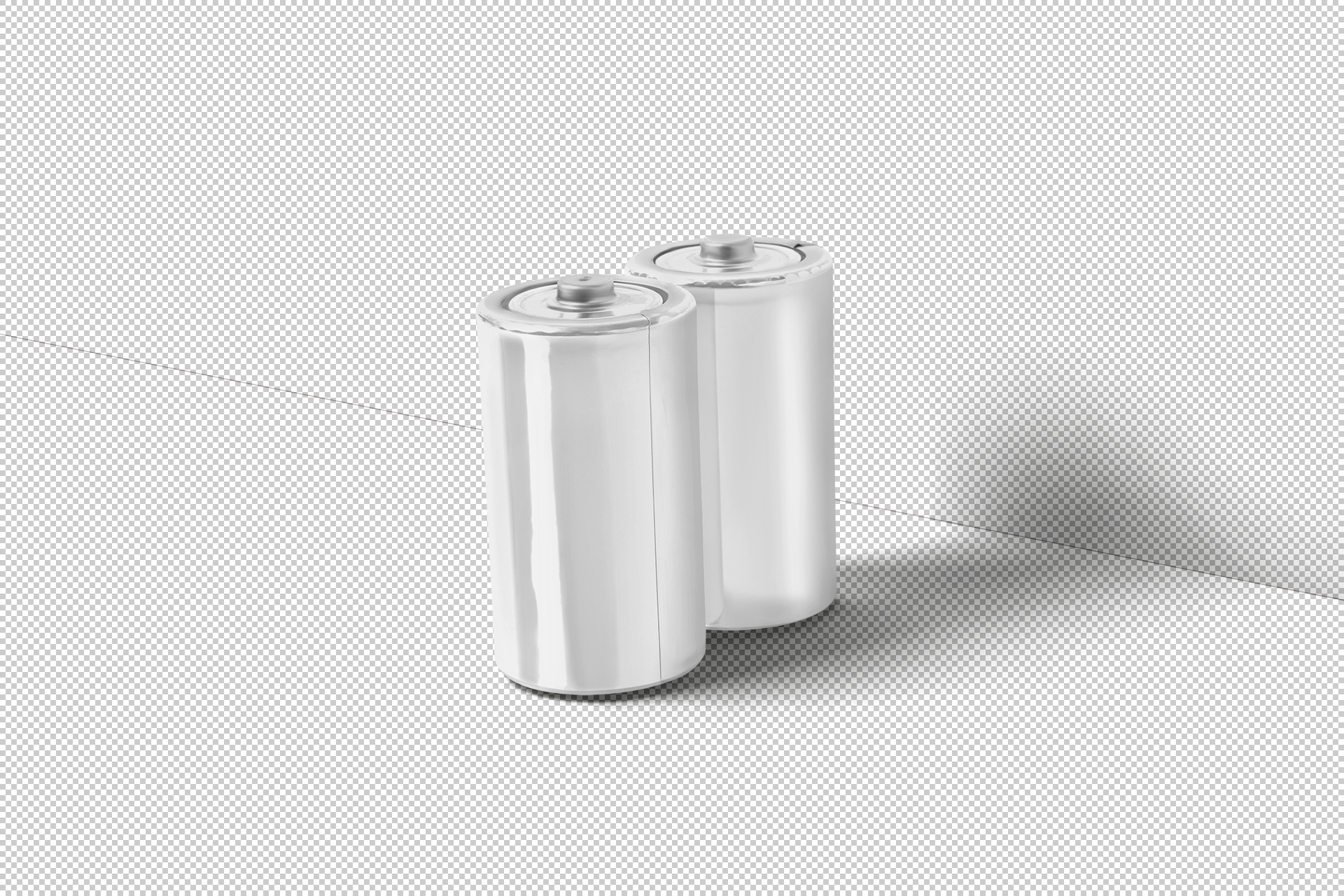alkaline battery mockup