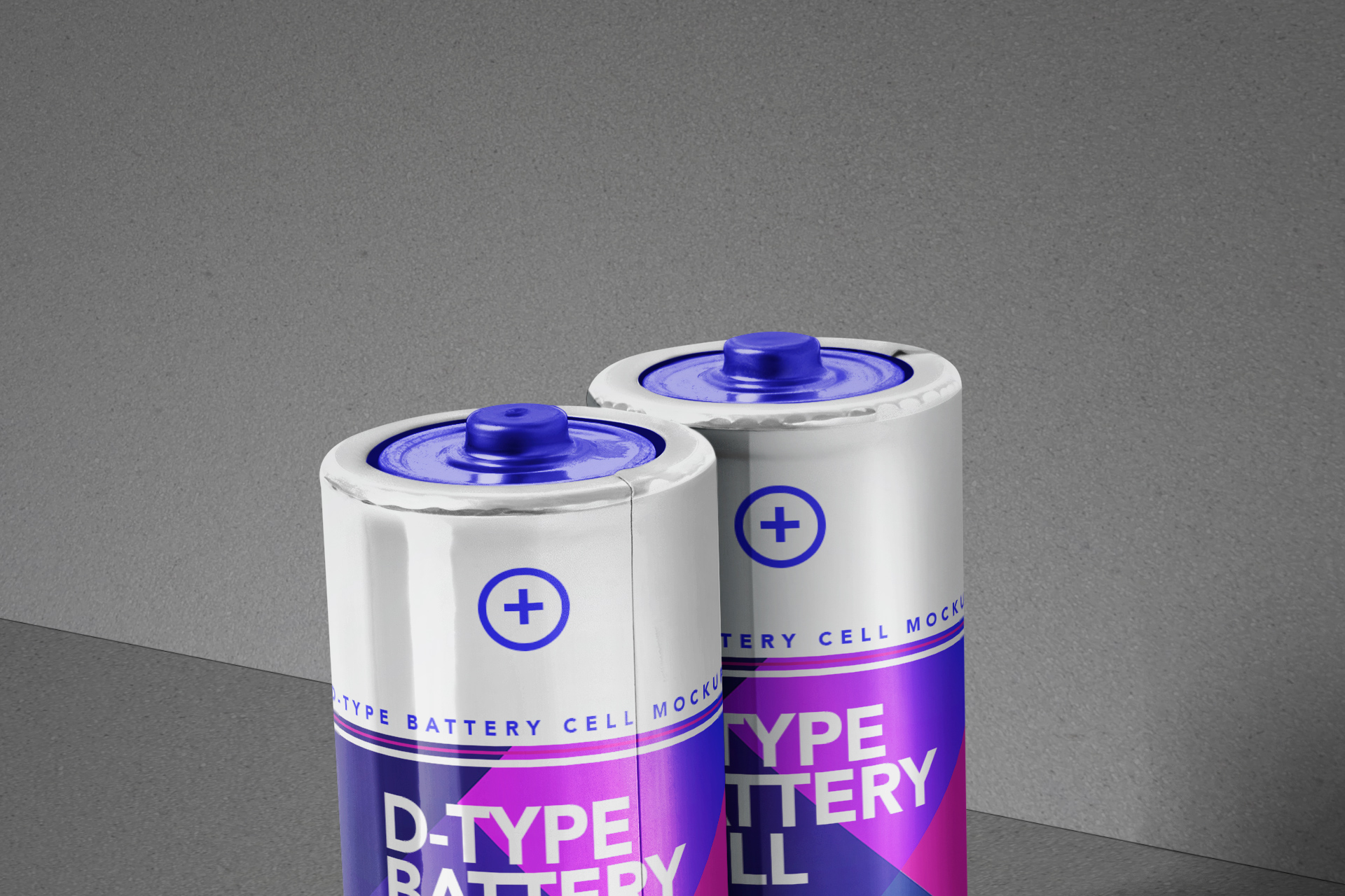 alkaline battery mockup