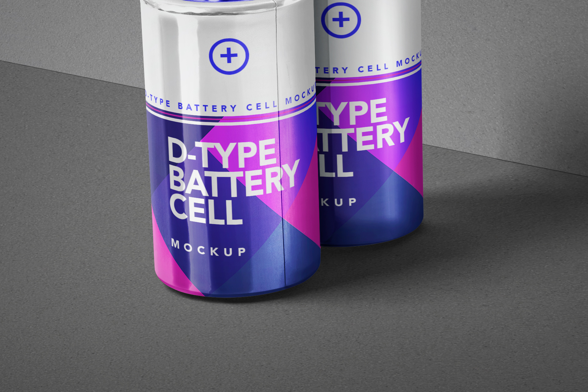 alkaline battery mockup