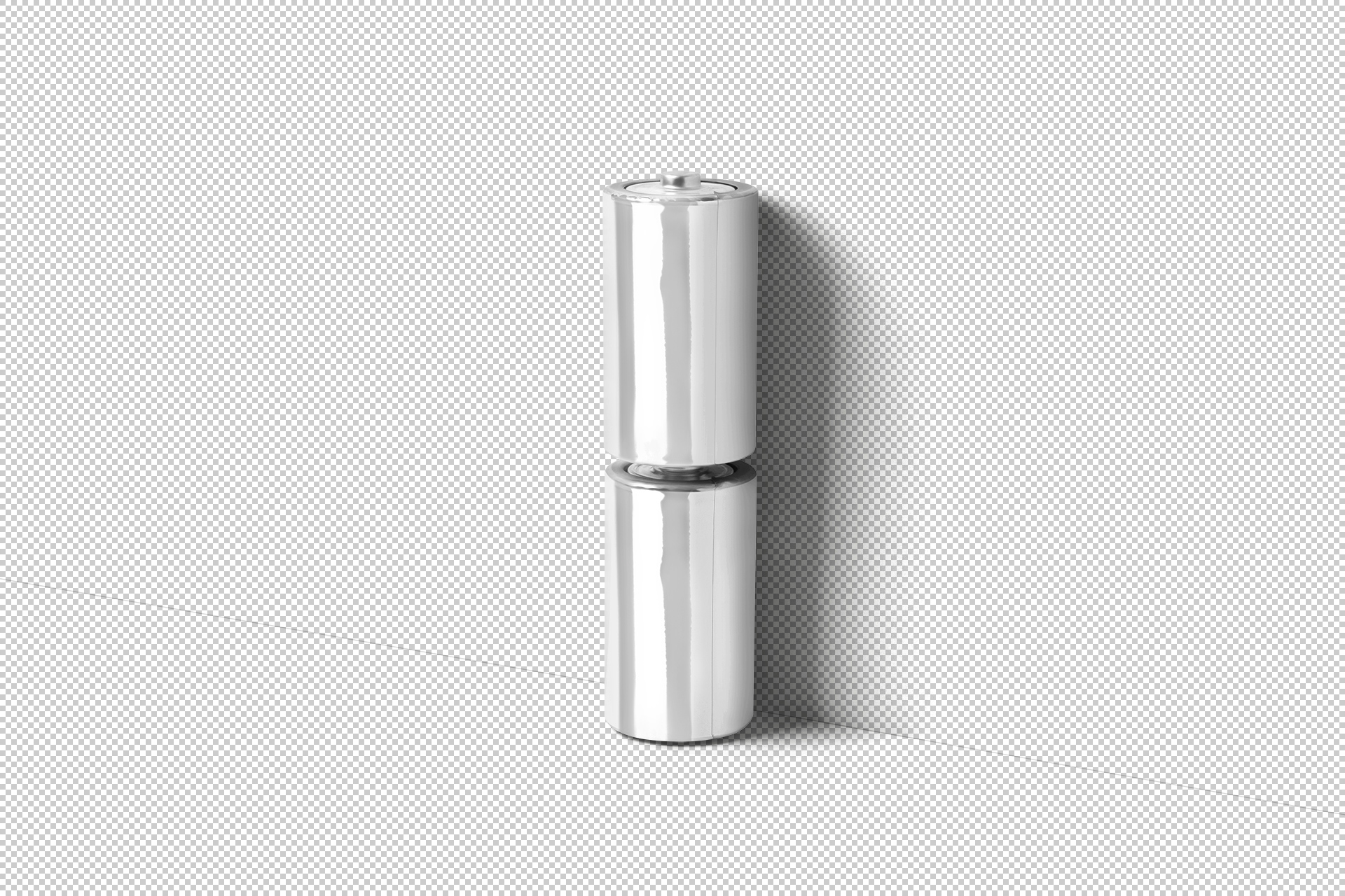 alkaline battery mockup