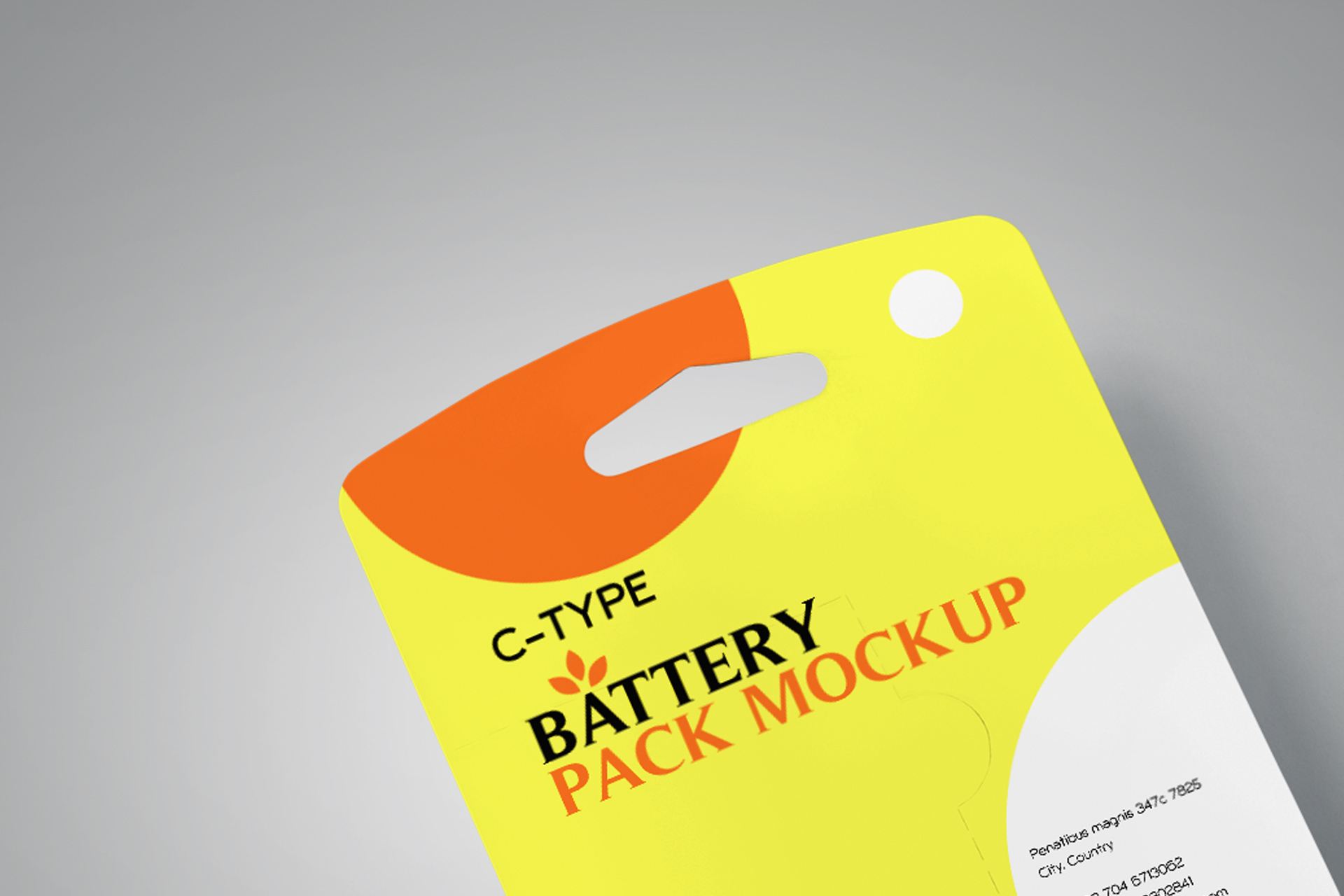 battery branding template