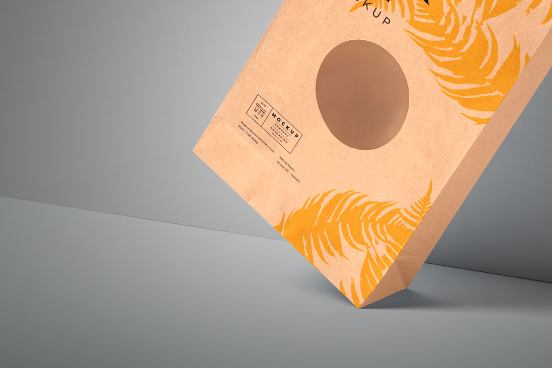 brown paper bag PSD
