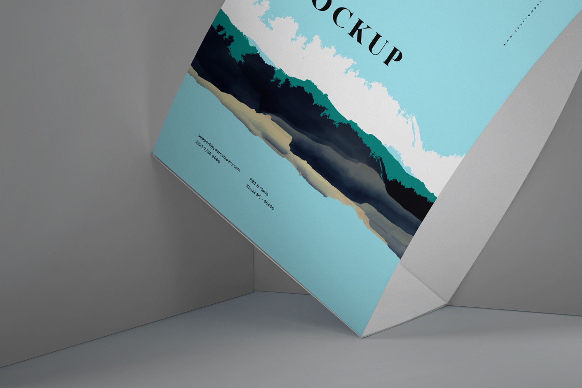 table tent mockup