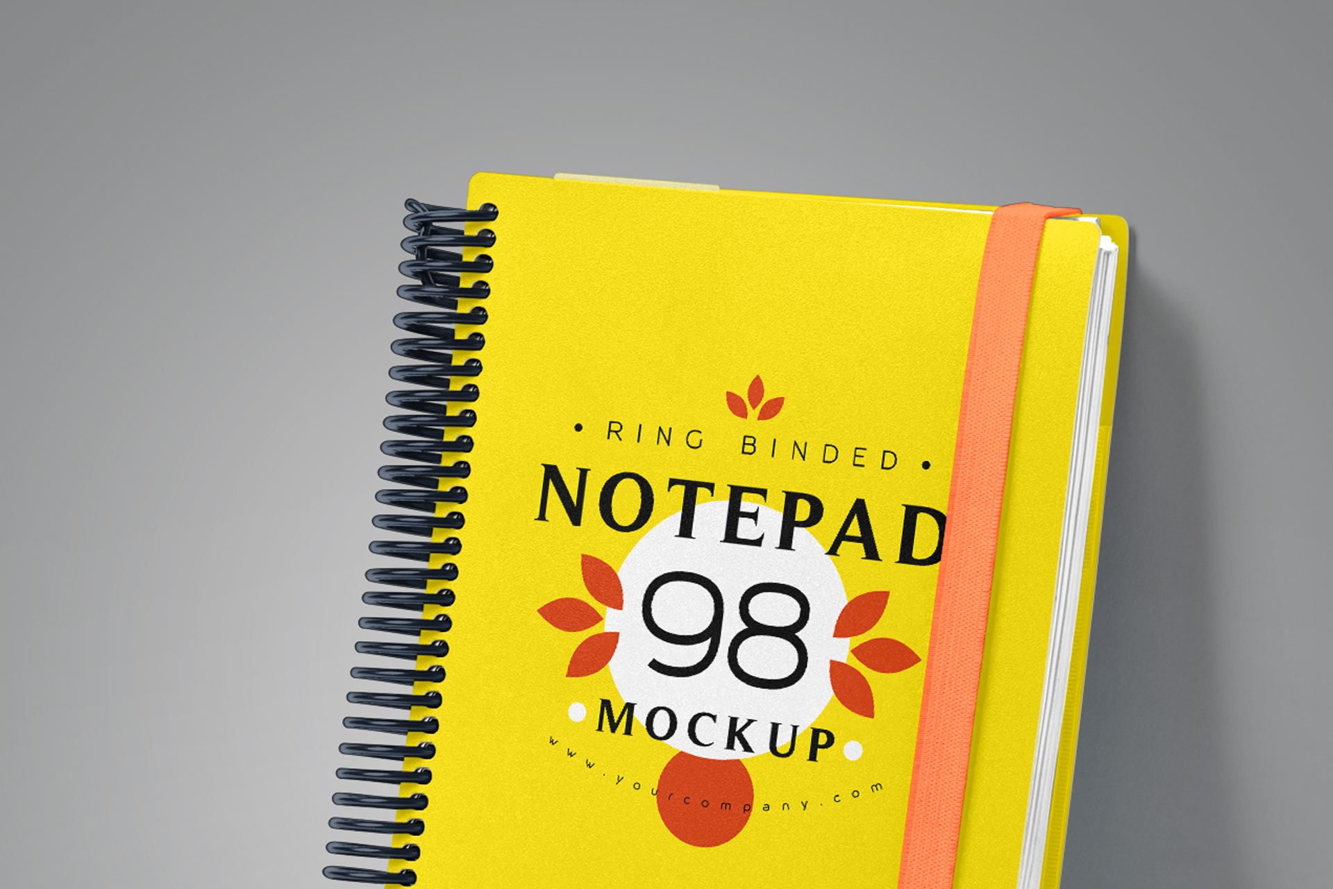 business notepad mock-up