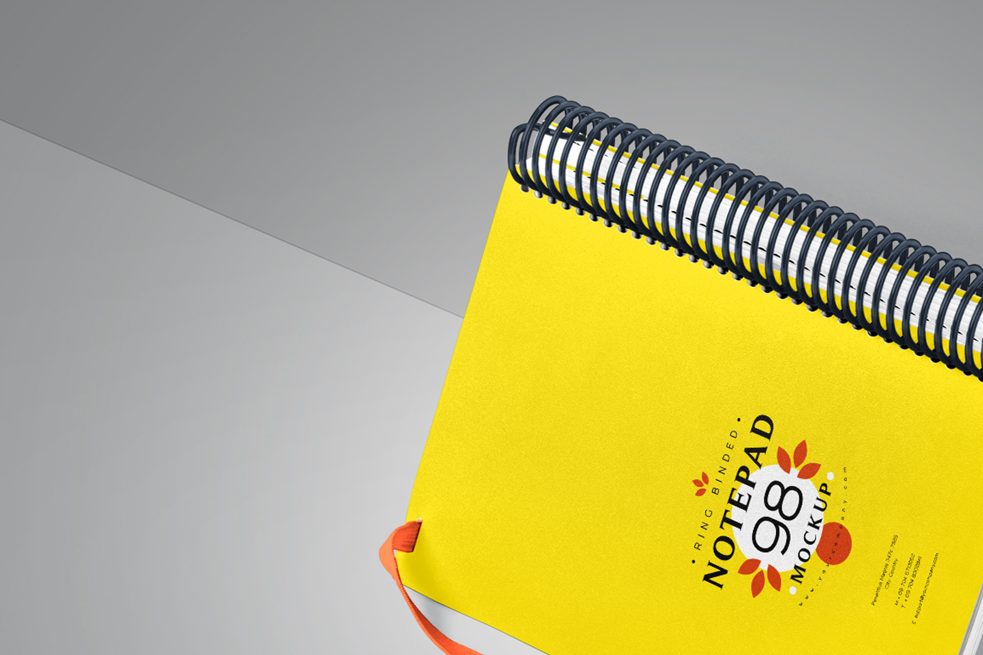 corporate notebook mock-up
